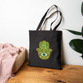 Evil Eye Crescent Tote Bag