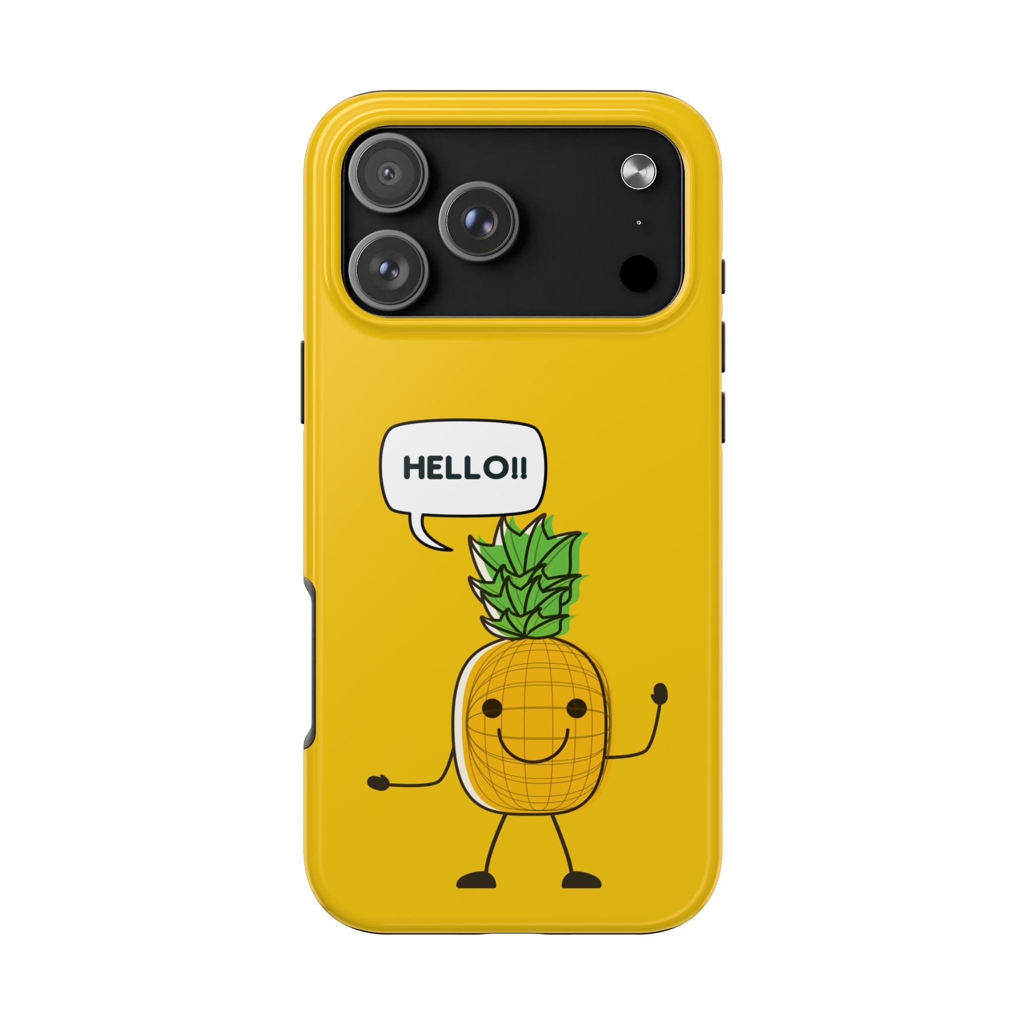 Pineapple 'HELLO!!' Tough Phone Case