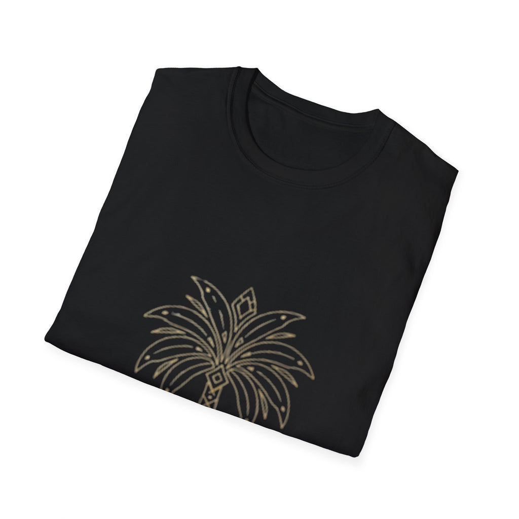 Palm Tree Graphic T-Shirt — Arabic "العراقة" Design