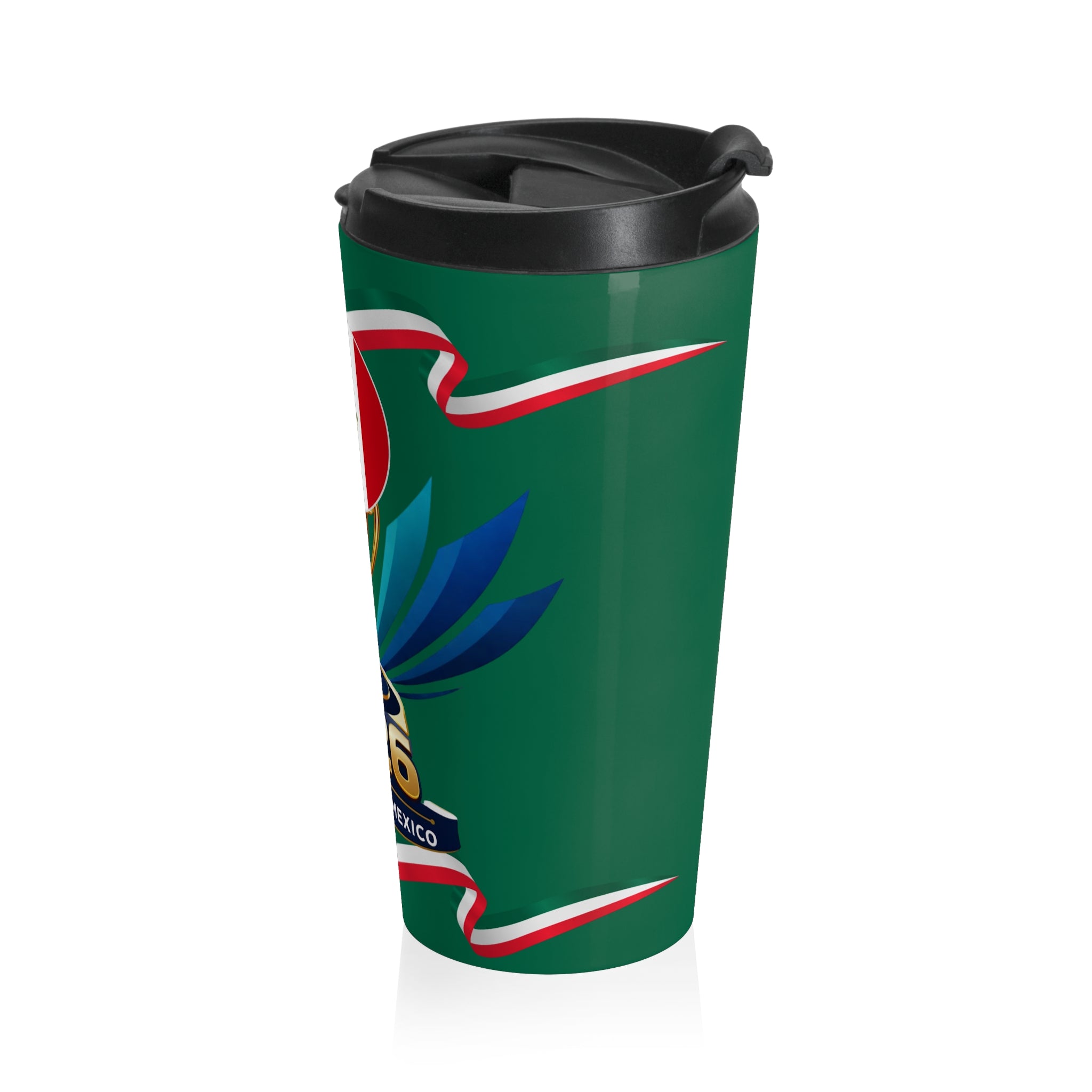 2026 Mexico Copa Travel Mug — Stainless Steel Soccer Trophy Tumbler