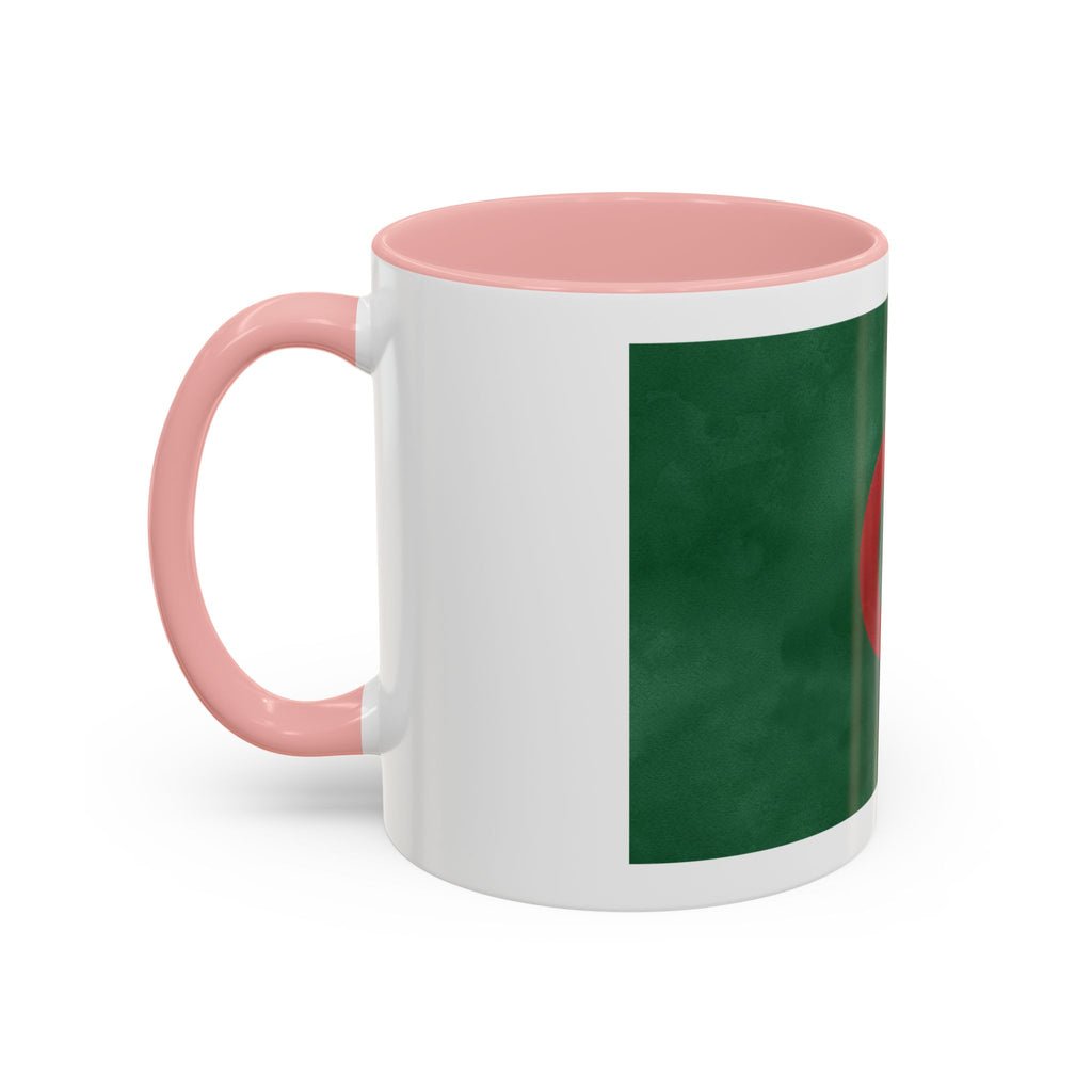 Algeria Flag Accent Coffee Mug (11/15oz) — Crescent & Star National Pride Tea Cup