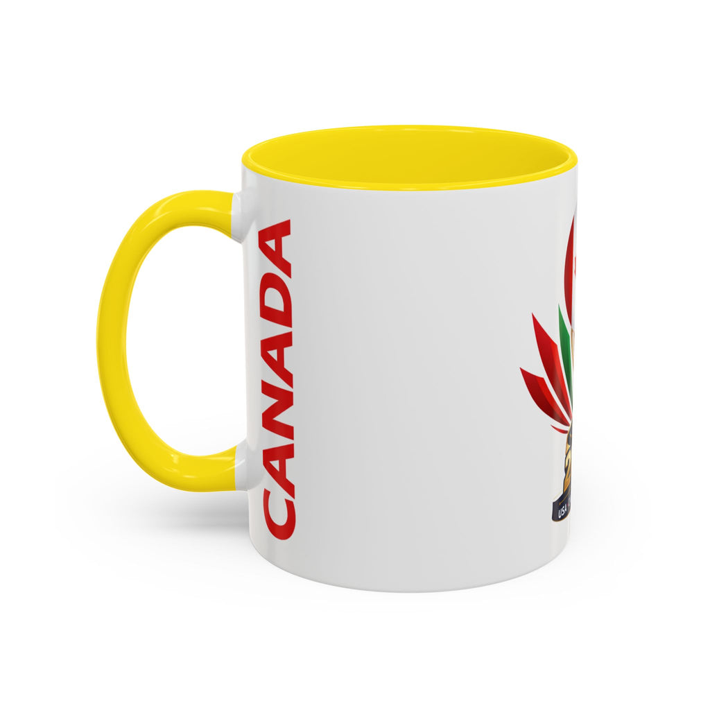 Canada 2026 Soccer Trophy Accent Coffee Mug — USA Canada Mexico Tournament Souvenir (11/15oz)