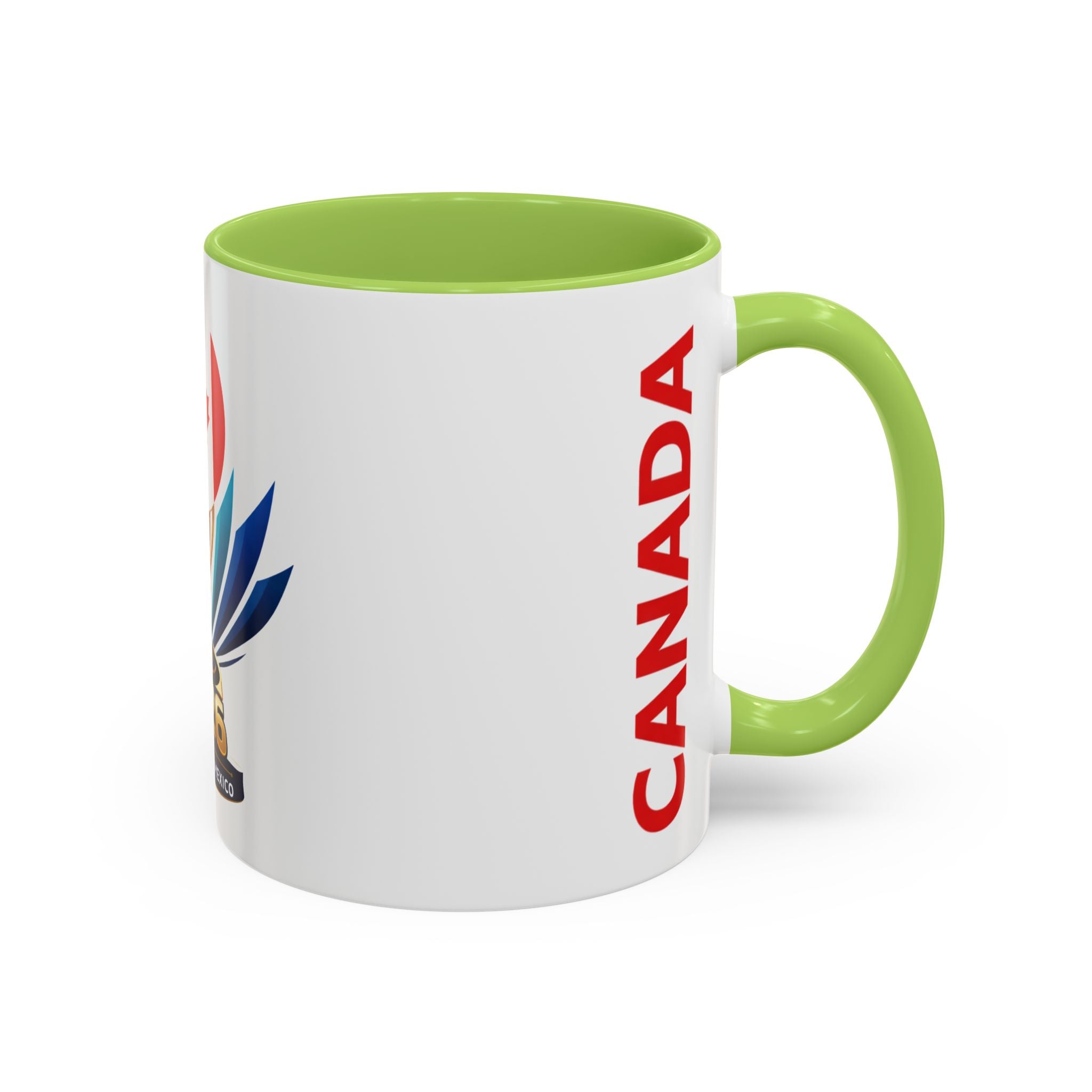 Canada 2026 Soccer Trophy Accent Coffee Mug — USA Canada Mexico Tournament Souvenir (11/15oz)