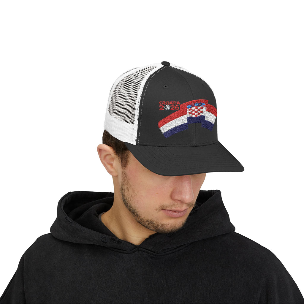 Croatia 2026 Flag Trucker Cap