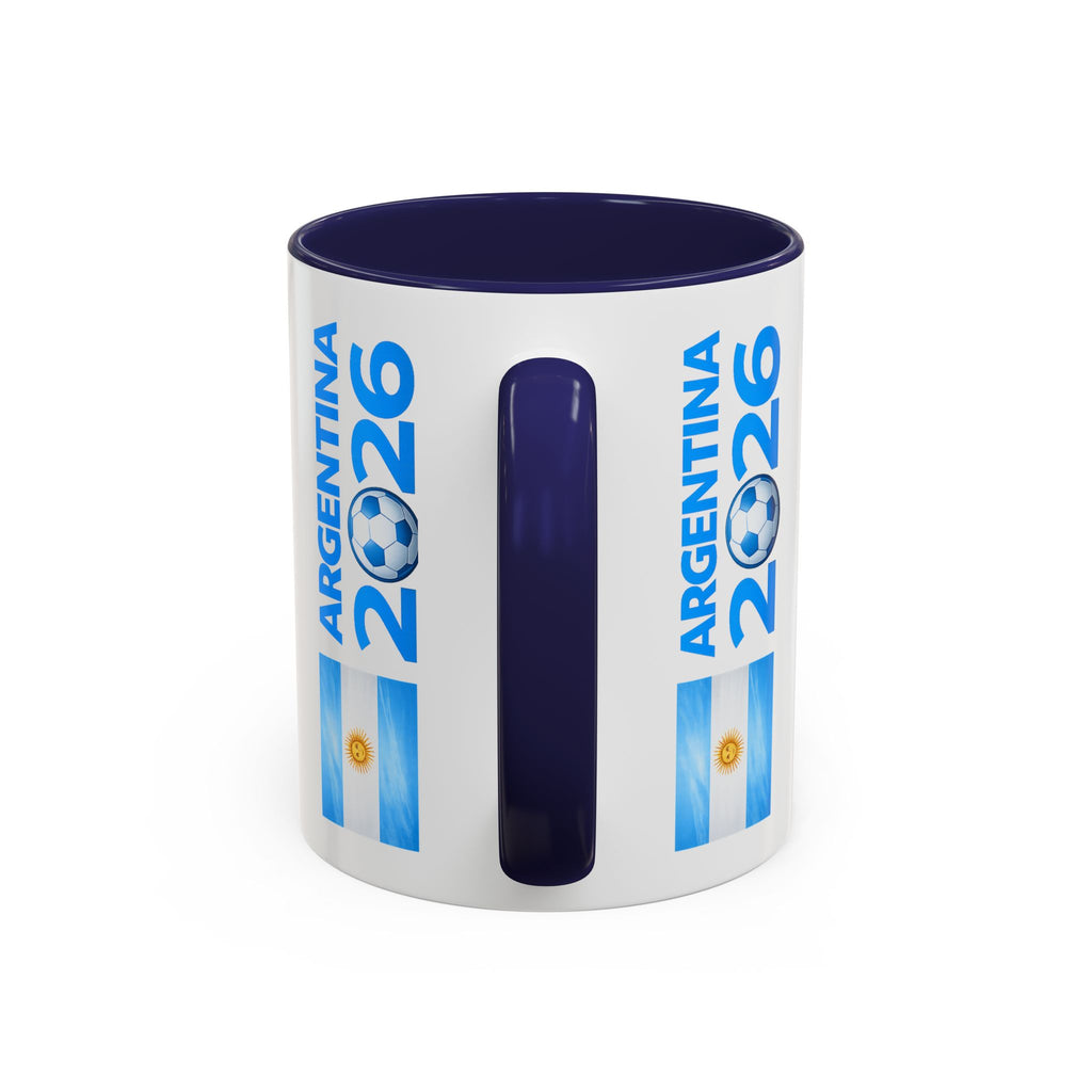 Argentina 2026 Soccer Cup Mug – Accent Coffee Cup (11/15oz)