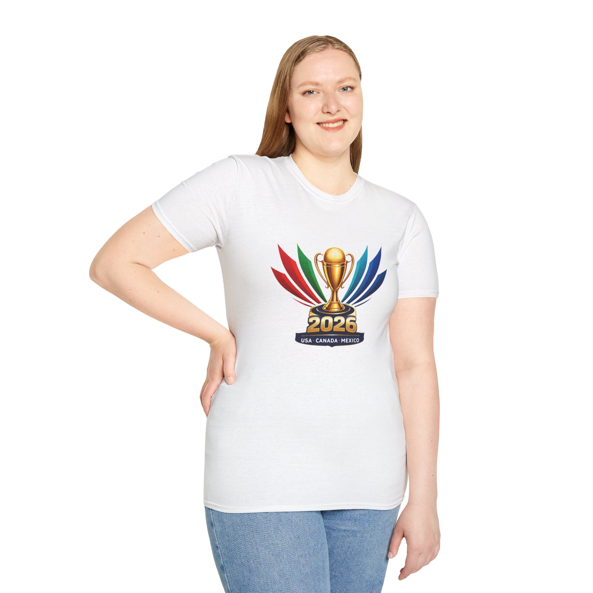 2026 World Cup Soccer T-Shirt — USA Canada Mexico Tournament Tee
