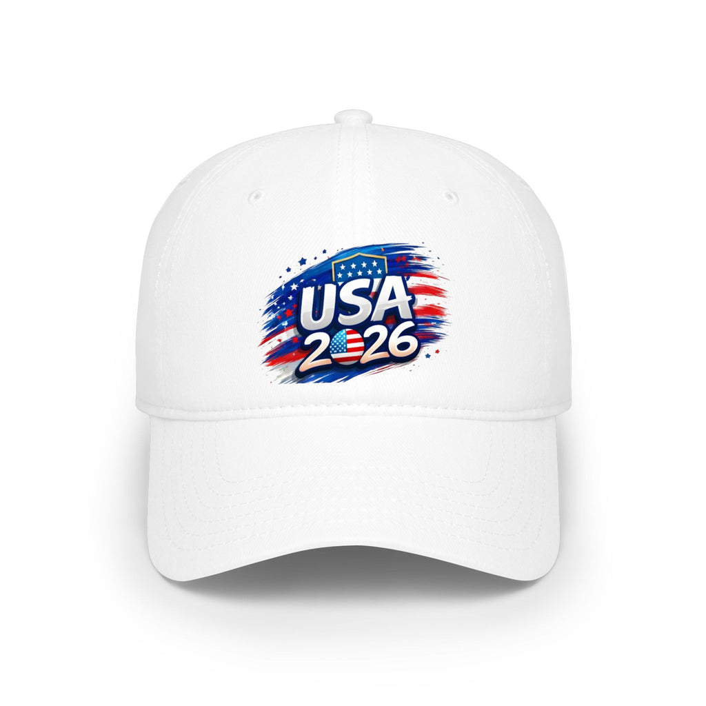 USA 2026 Baseball Cap - Patriotic Low Profile Hat