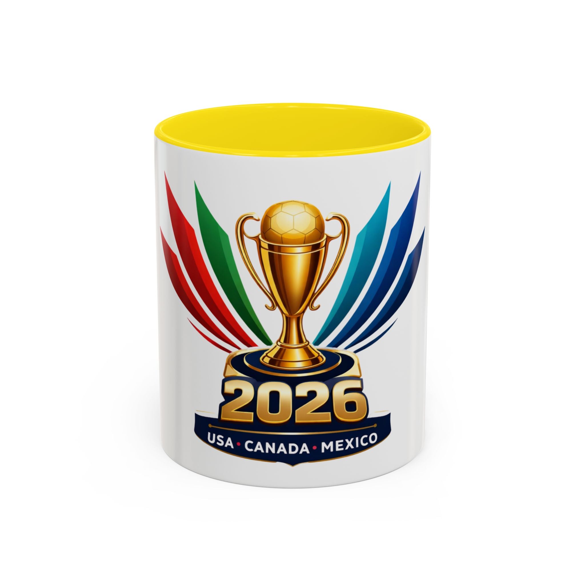 2026 Championship Coffee Mug — USA Canada Mexico Tournament Trophy Accent