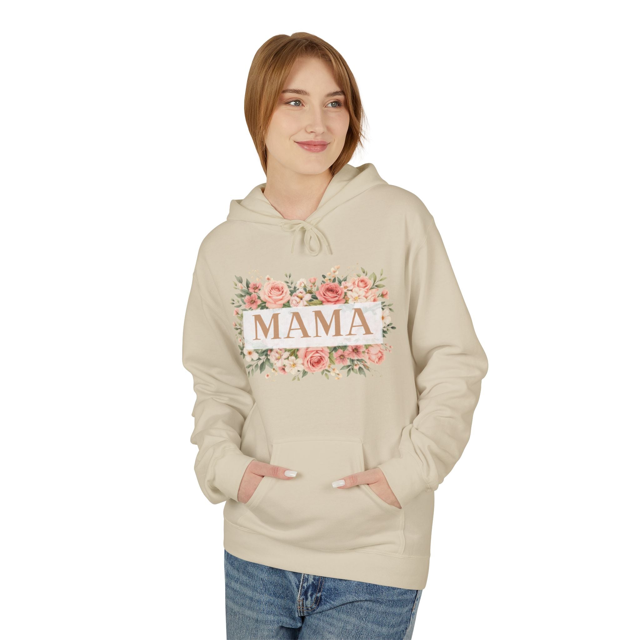 Mama Floral Hoodie — Cozy Mother's Day Sweatshirt