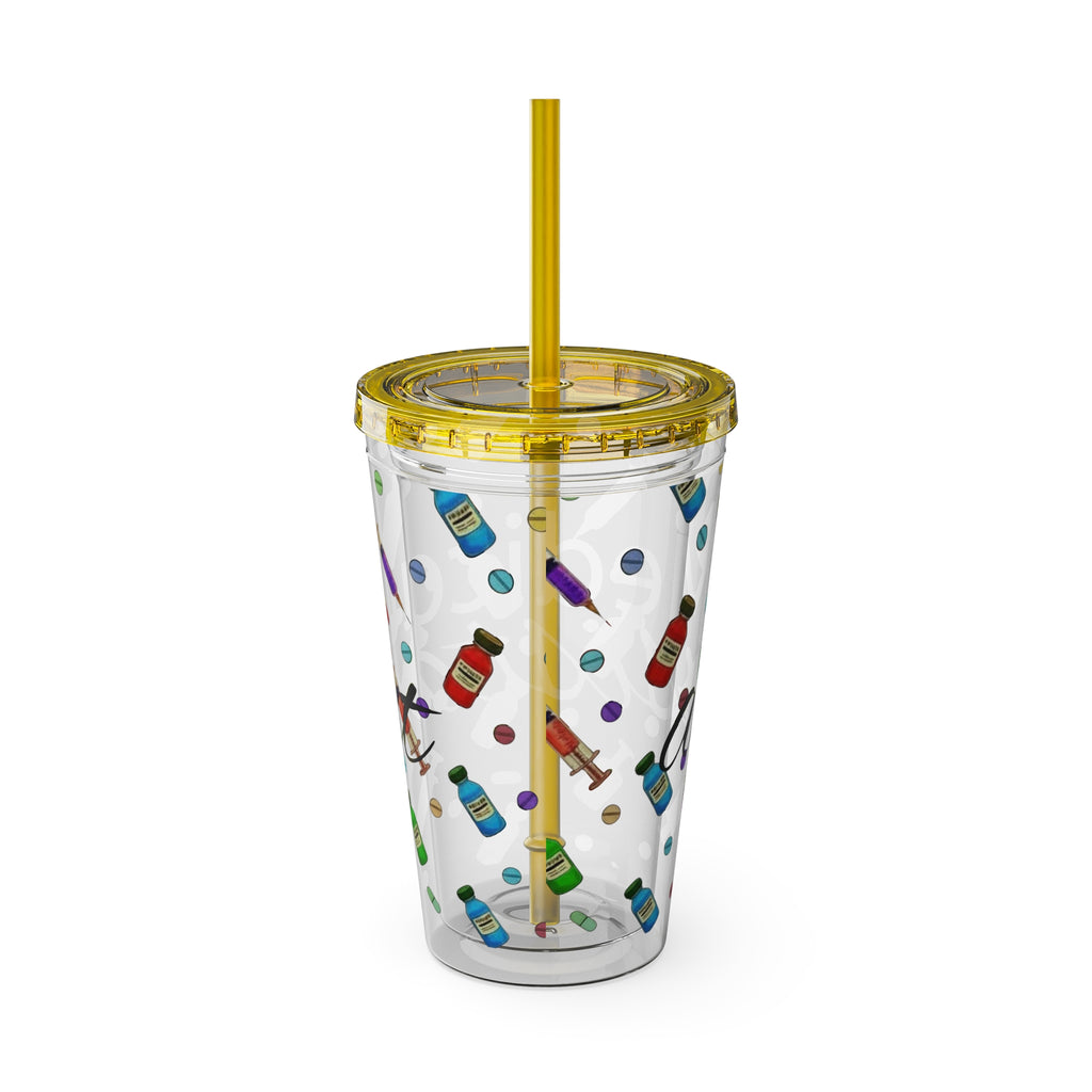 Medical Assistant Tumbler with Straw