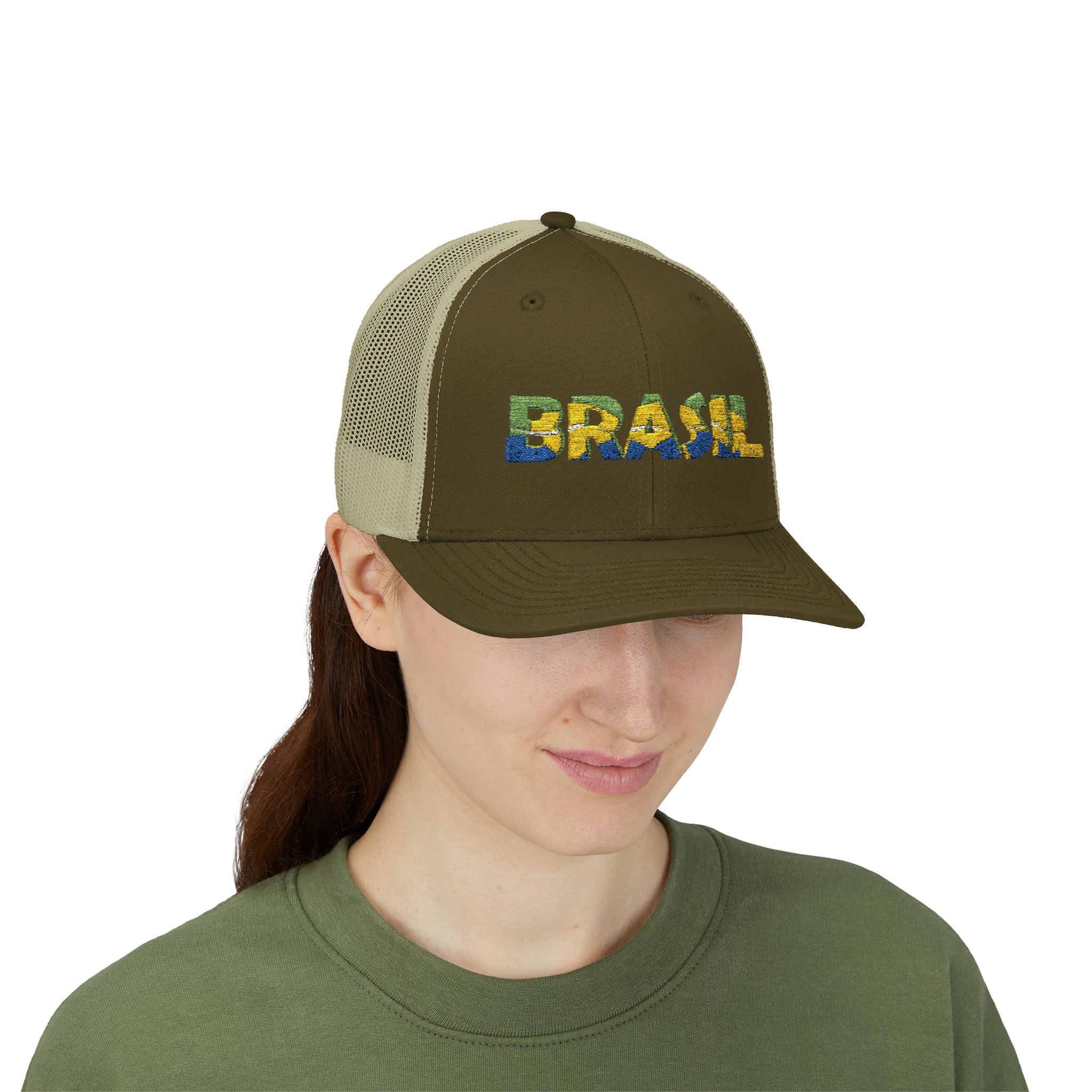 Brazil Floral Trucker Cap