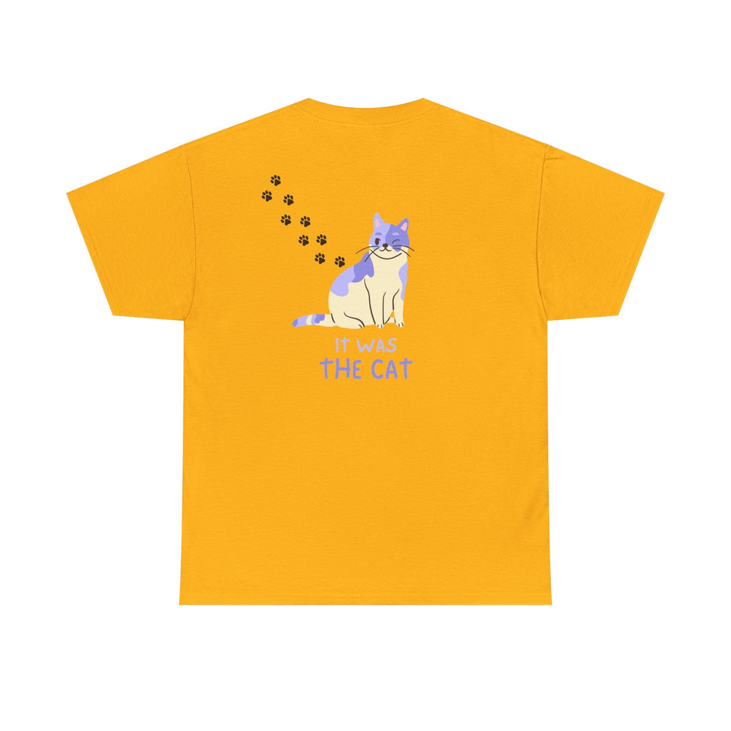 Cat Paw Tee — "It Wasn't Me" Funny Cat T‑Shirt