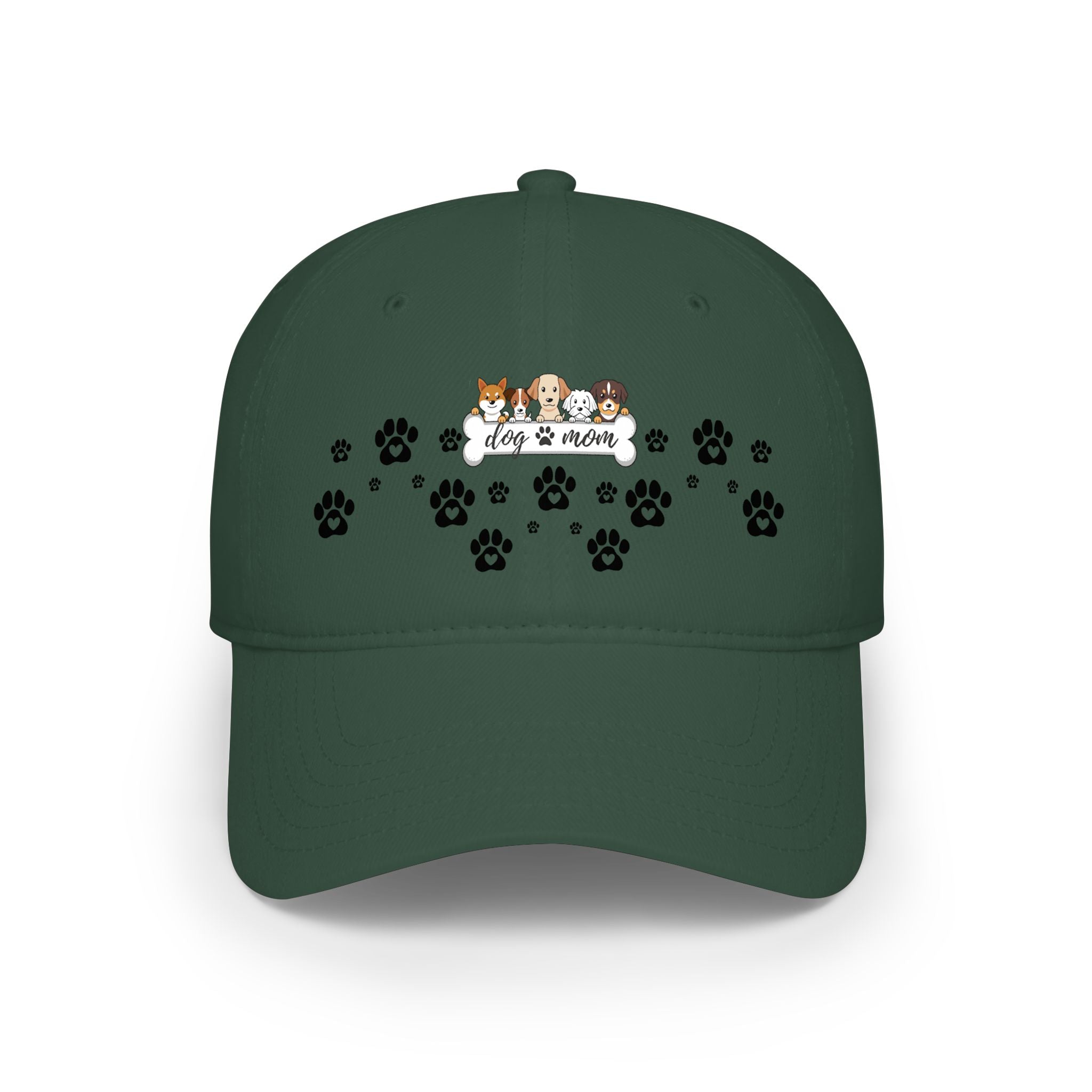 Pet Lover Paw Print Baseball Cap — Cute Dogs & Cats “Paws & Love” Hat