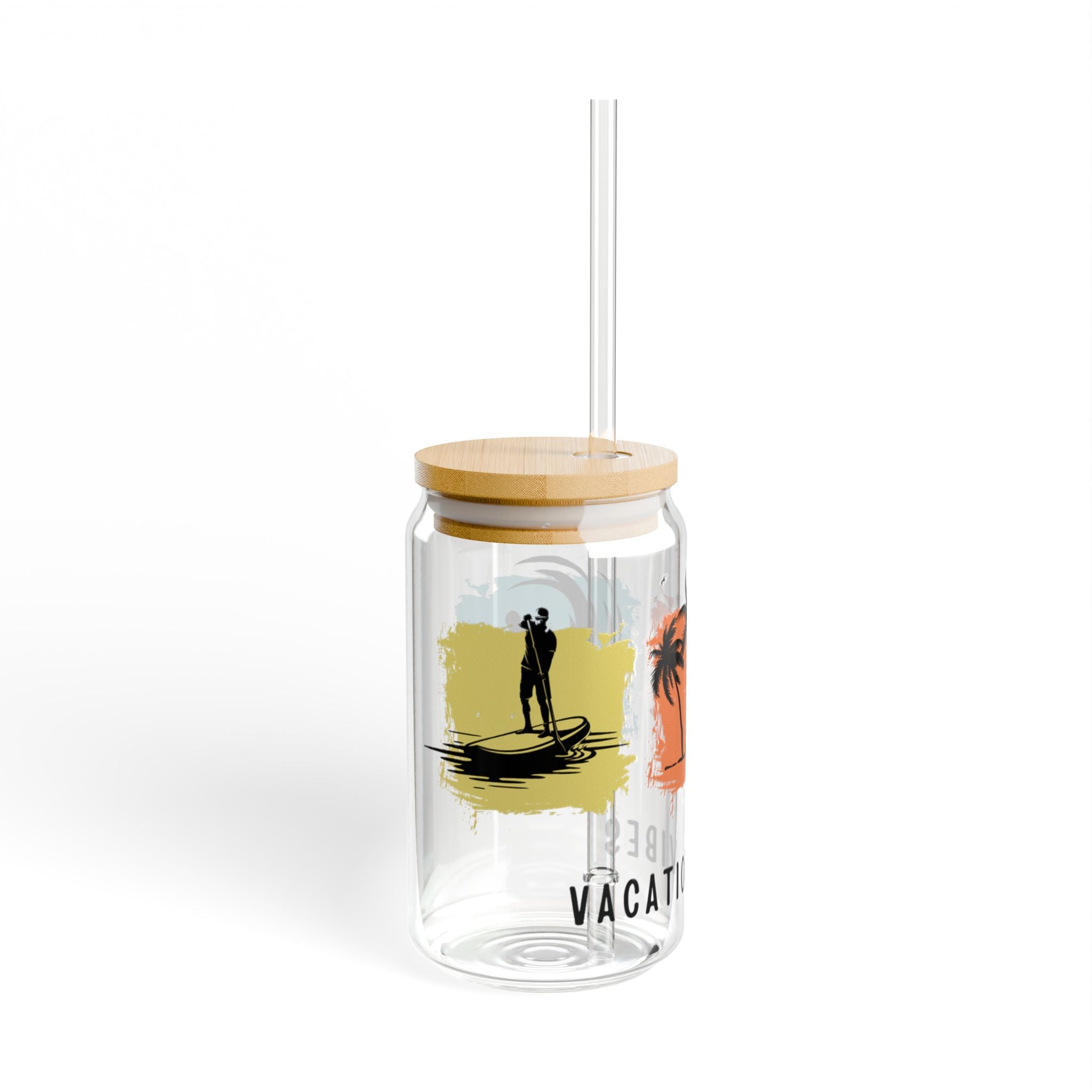 Vacation Vibes 16oz Sipper Glass