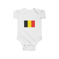 Belgium Flag Infant Bodysuit – Baby Belgium Fan One-Piece