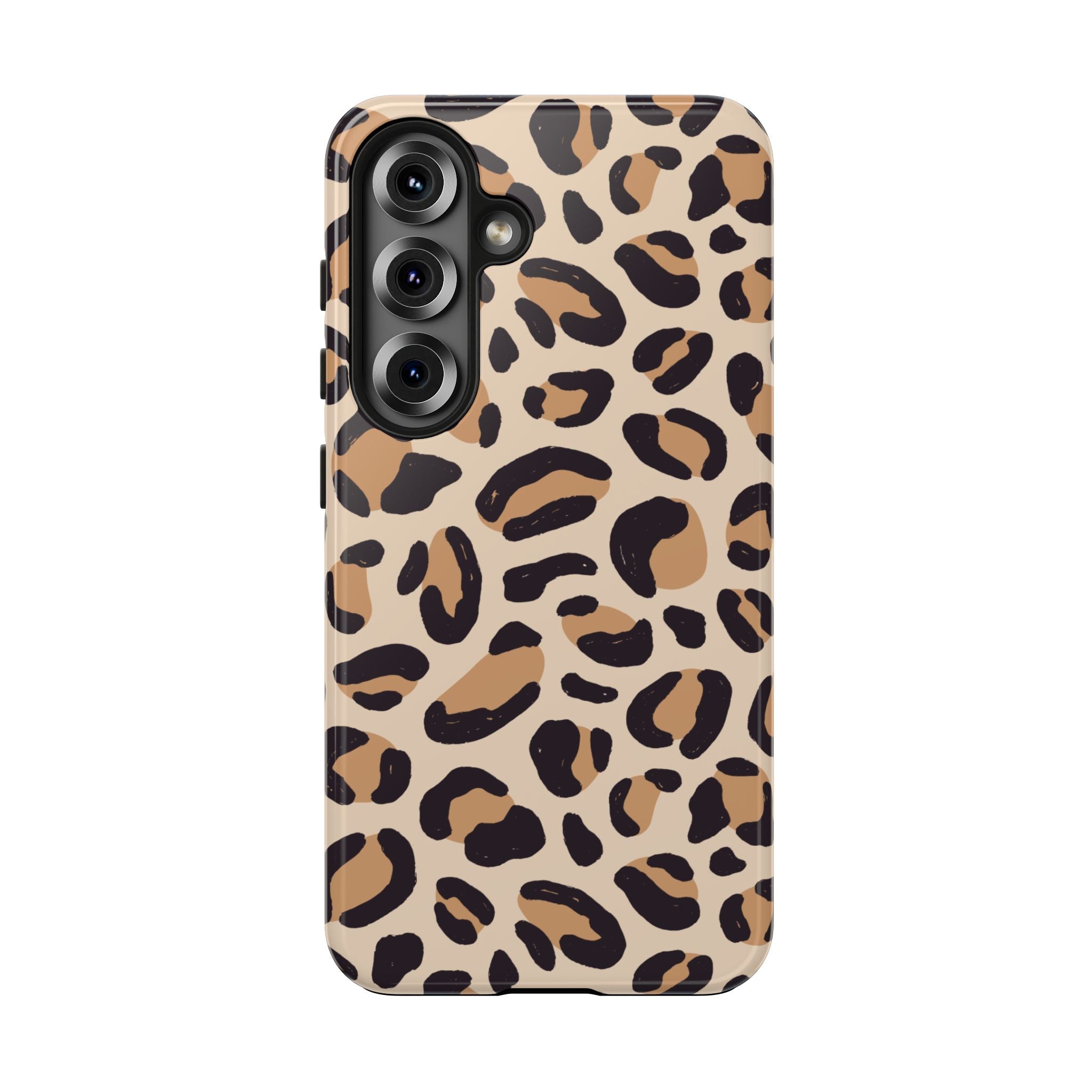 Leopard Print Tough Phone Case – Durable Glam Protective Cover