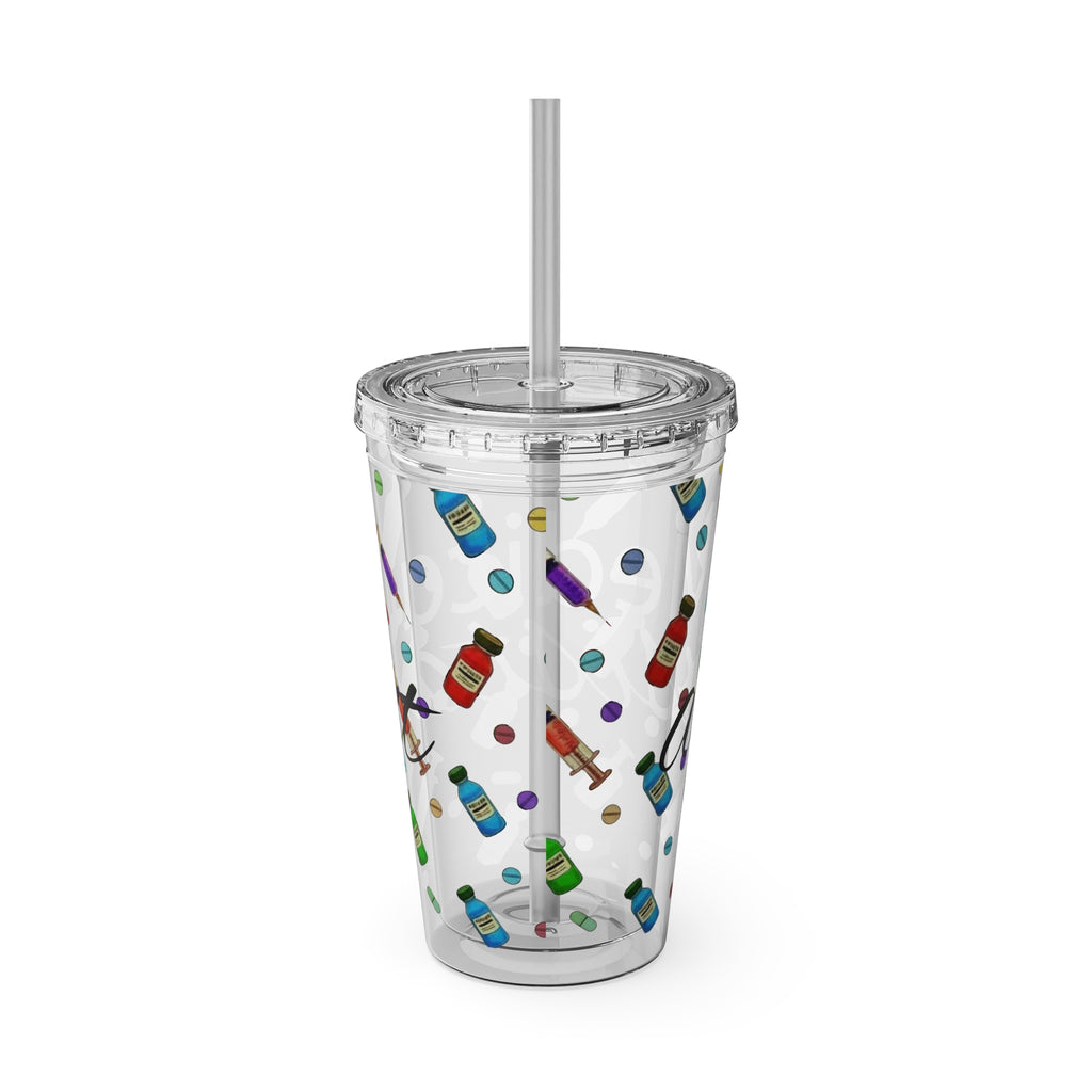 Medical Assistant Tumbler with Straw