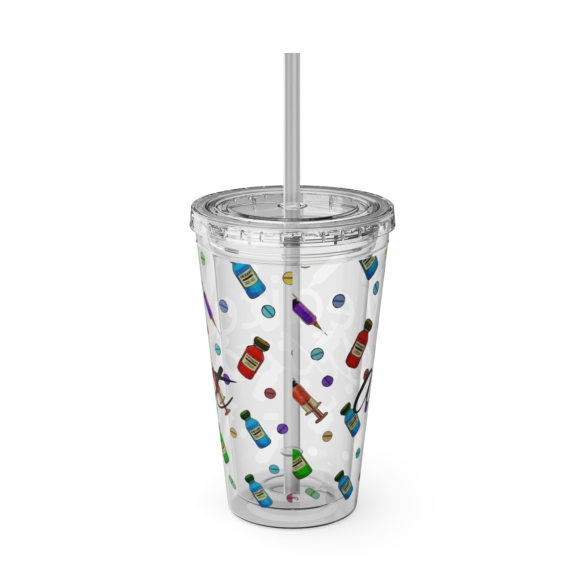 Medical Assistant Tumbler with Straw