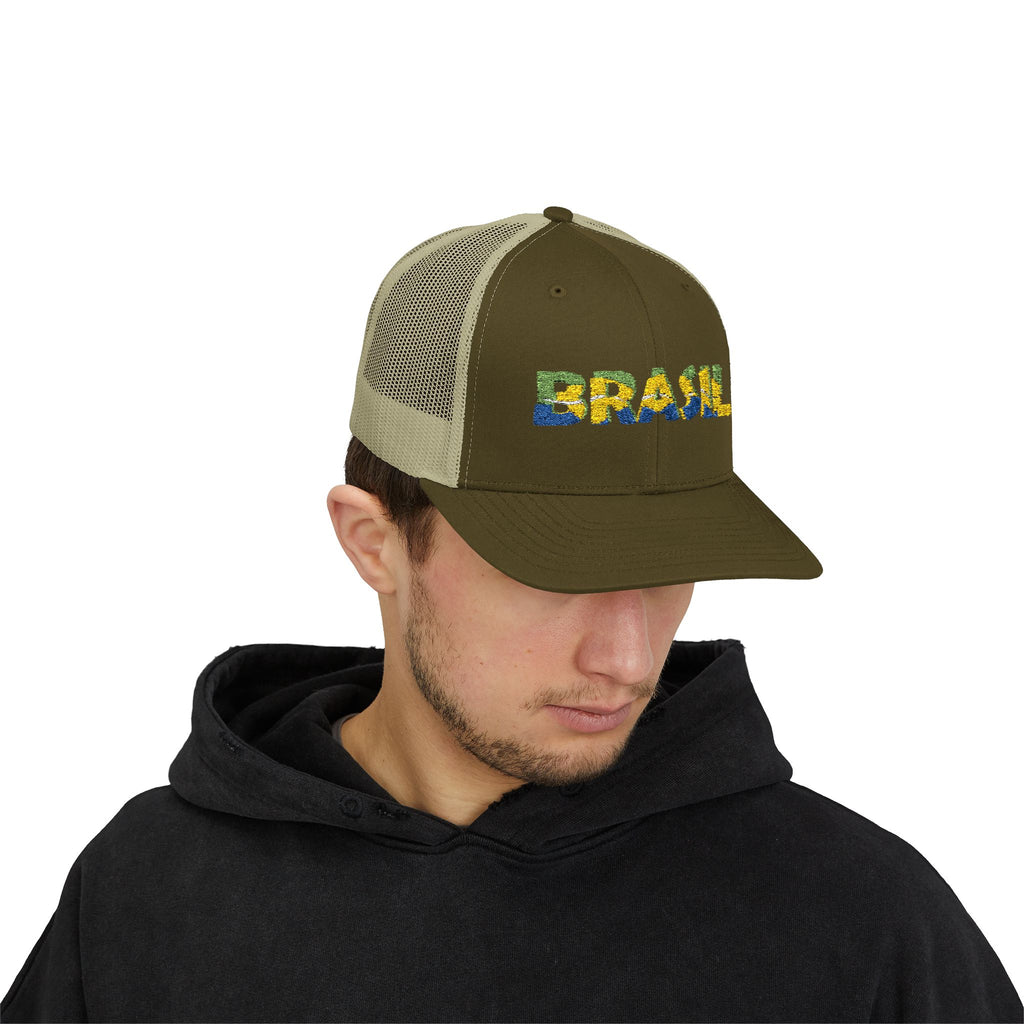 Brazil Floral Trucker Cap