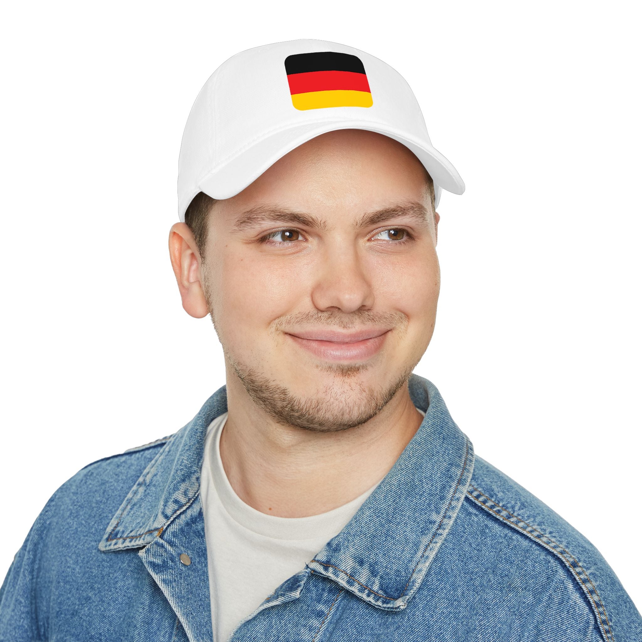 German Flag Baseball Cap — Low Profile Embroidered Deutschland Hat