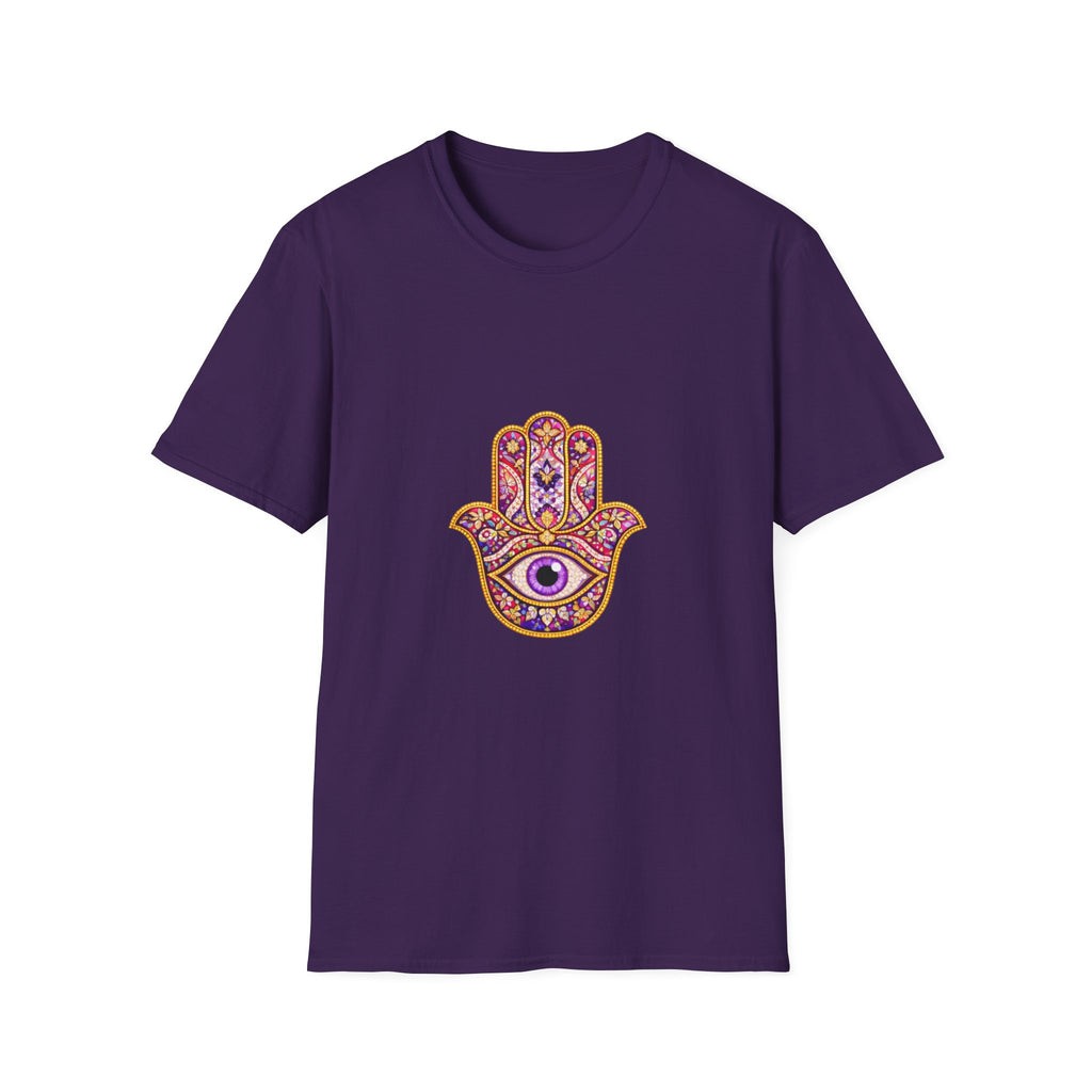 Hamsa Hand T-Shirt — Boho Spiritual Evil Eye Graphic Tee