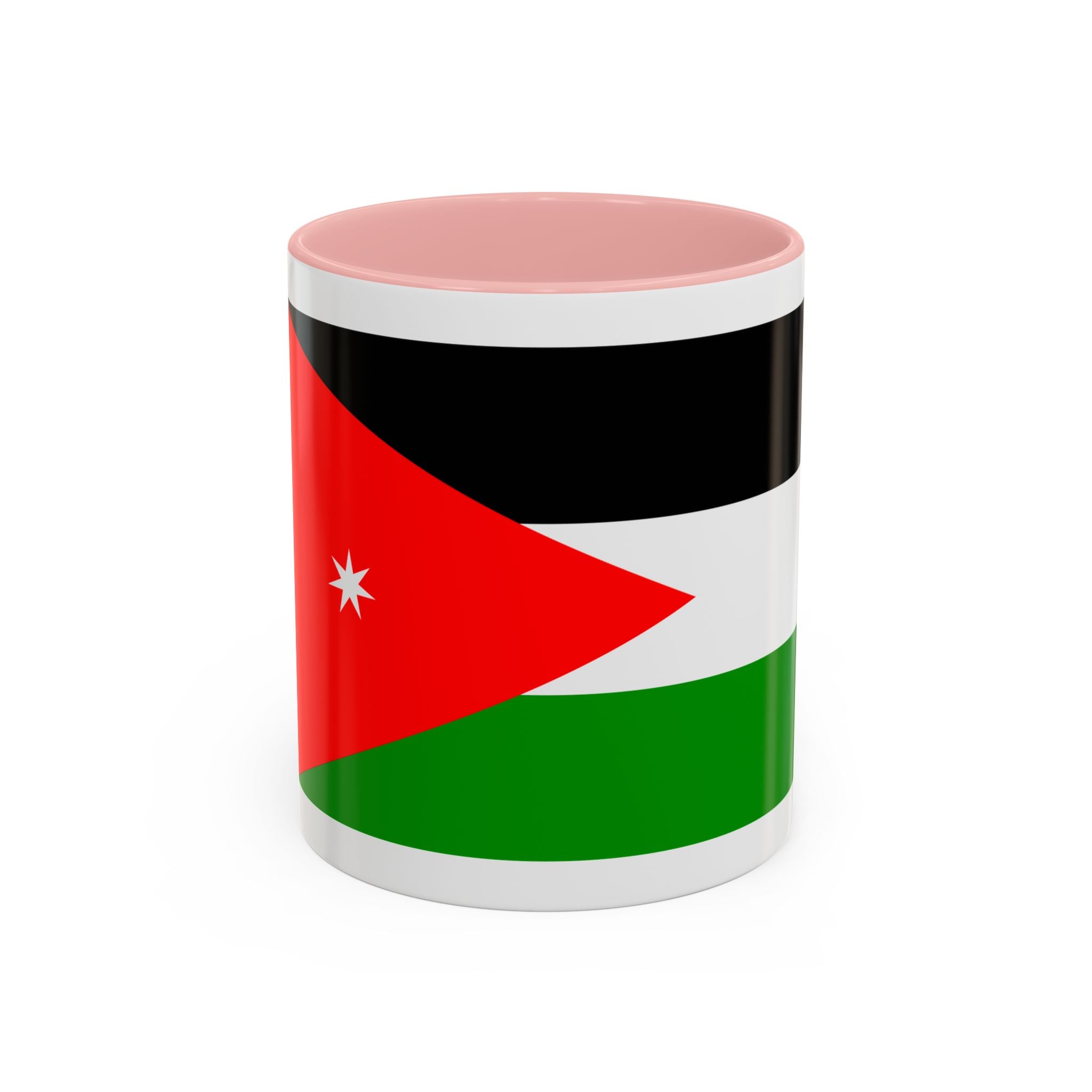 Jordan Flag Accent Coffee Mug – Patriotic Jordanian Tea & Coffee Cup (11/15oz)