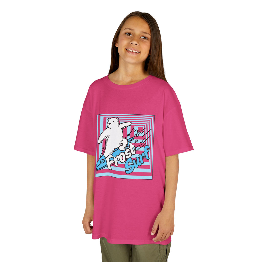 Kids Tee — 'Frost Surf' Polar Bear Surfing Graphic