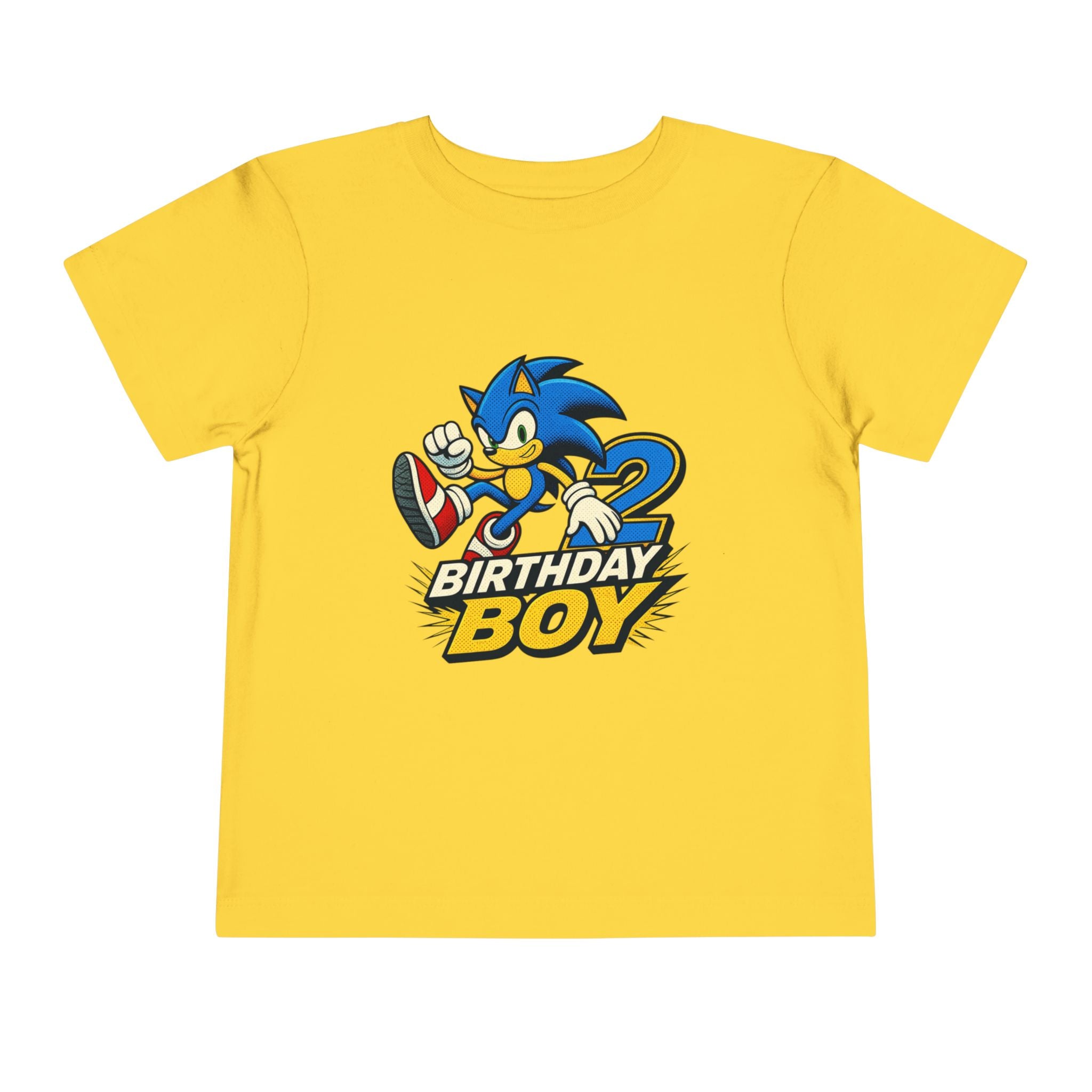 Sonic 2nd Birthday Boy Toddler Tee