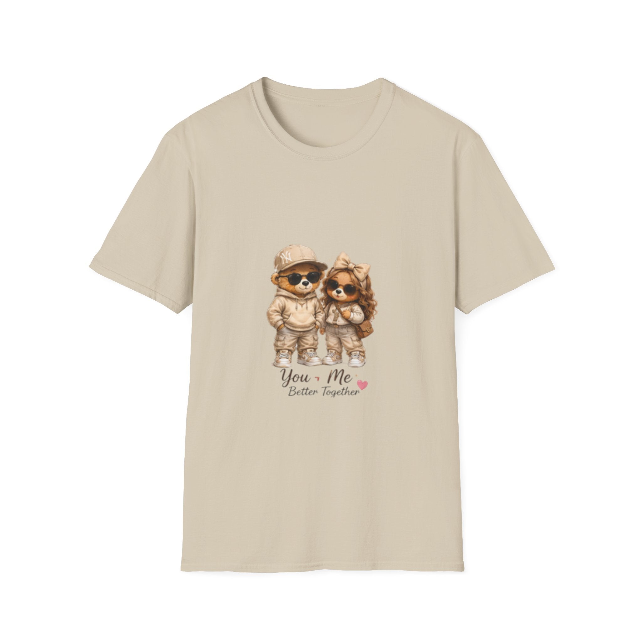 Pomeranian Couple unisex T-Shirt – 'You + Me Forever Together' Cute Dog Lover Tee