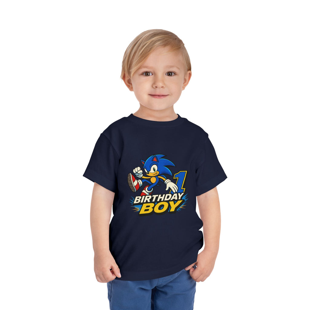 Sonic '1 Birthday Boy' Toddler Tee