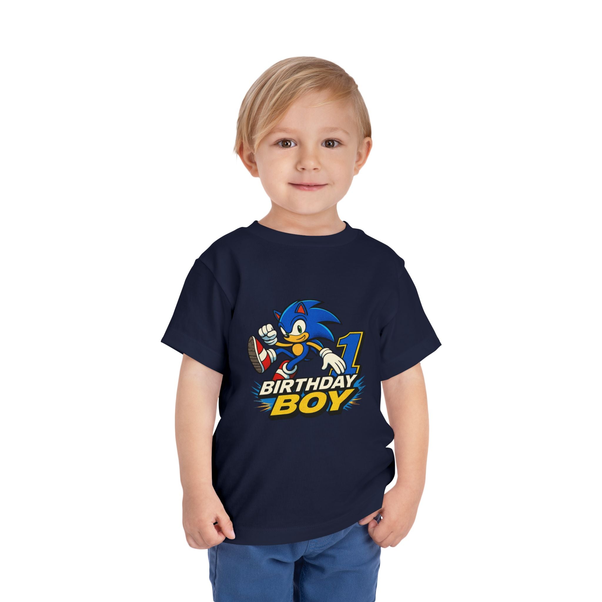 Sonic '1 Birthday Boy' Toddler Tee