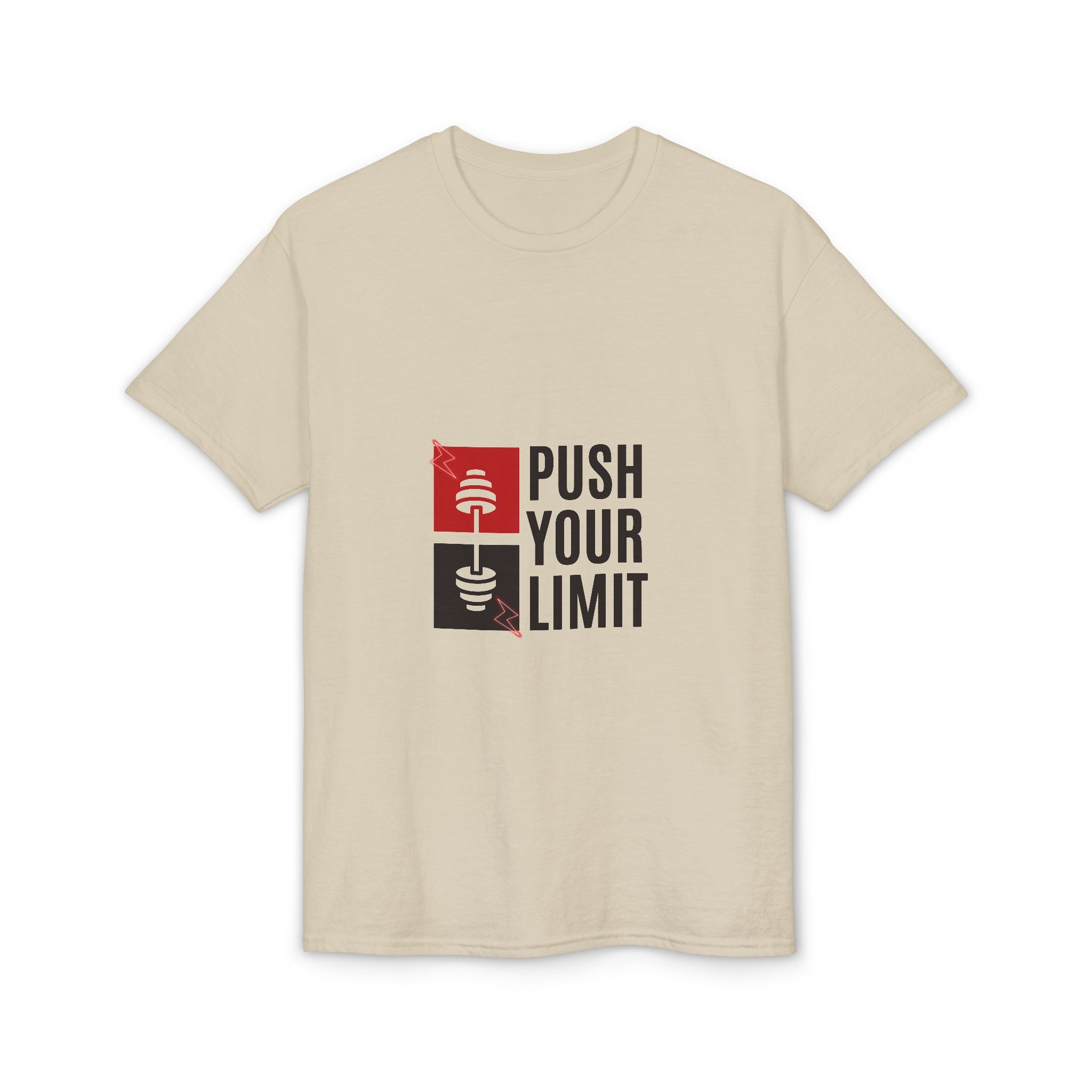 Push Your Limit T-Shirt — Motivational Gym Fitness Tee