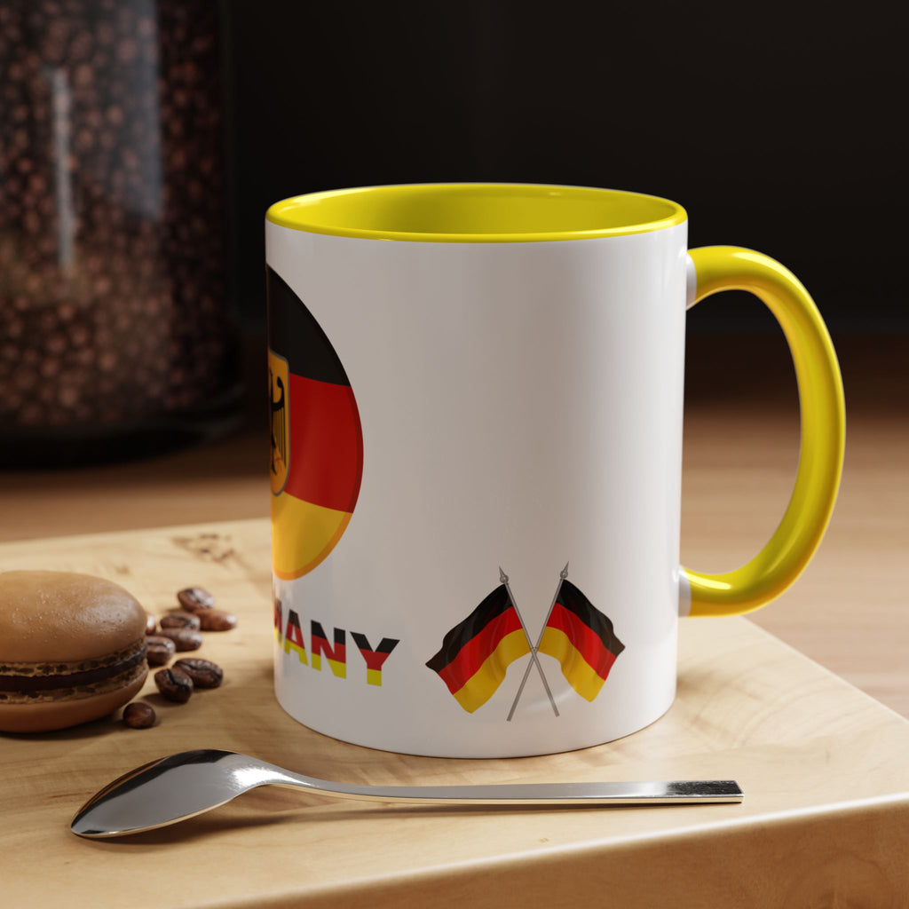 Germany Flag Coffee Mug — German Pride Accent Mug (11/15oz)