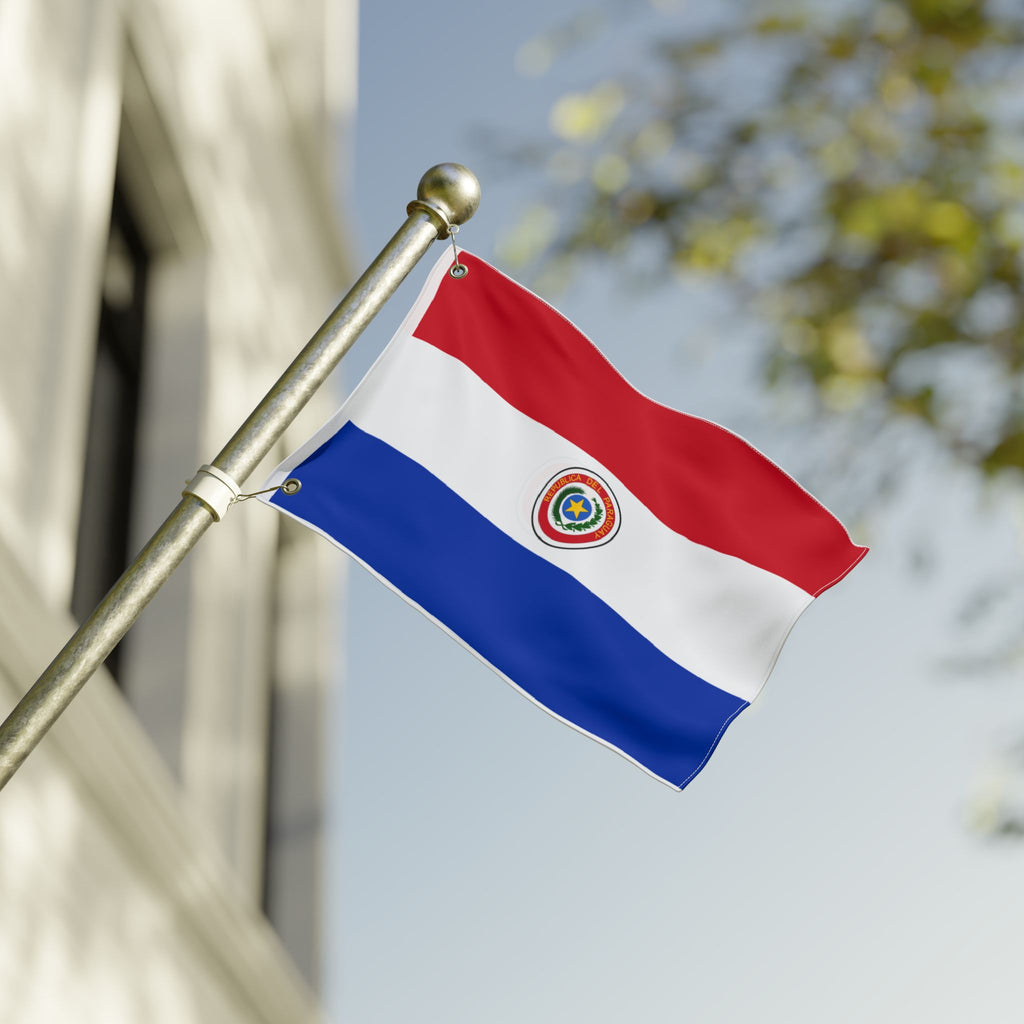 Paraguay Double-Sided Outdoor Flag — 3x5 ft Patriotic Garden Banner