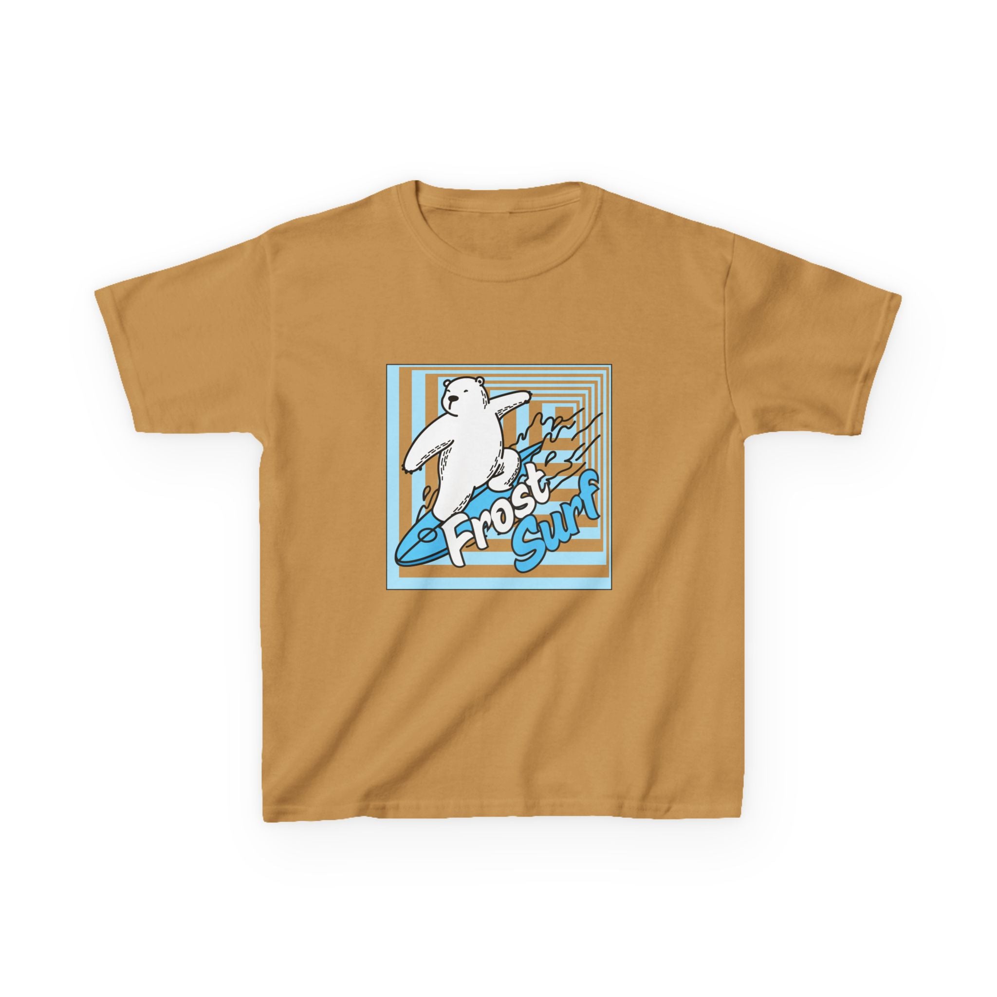 Kids Tee — 'Frost Surf' Polar Bear Surfing Graphic