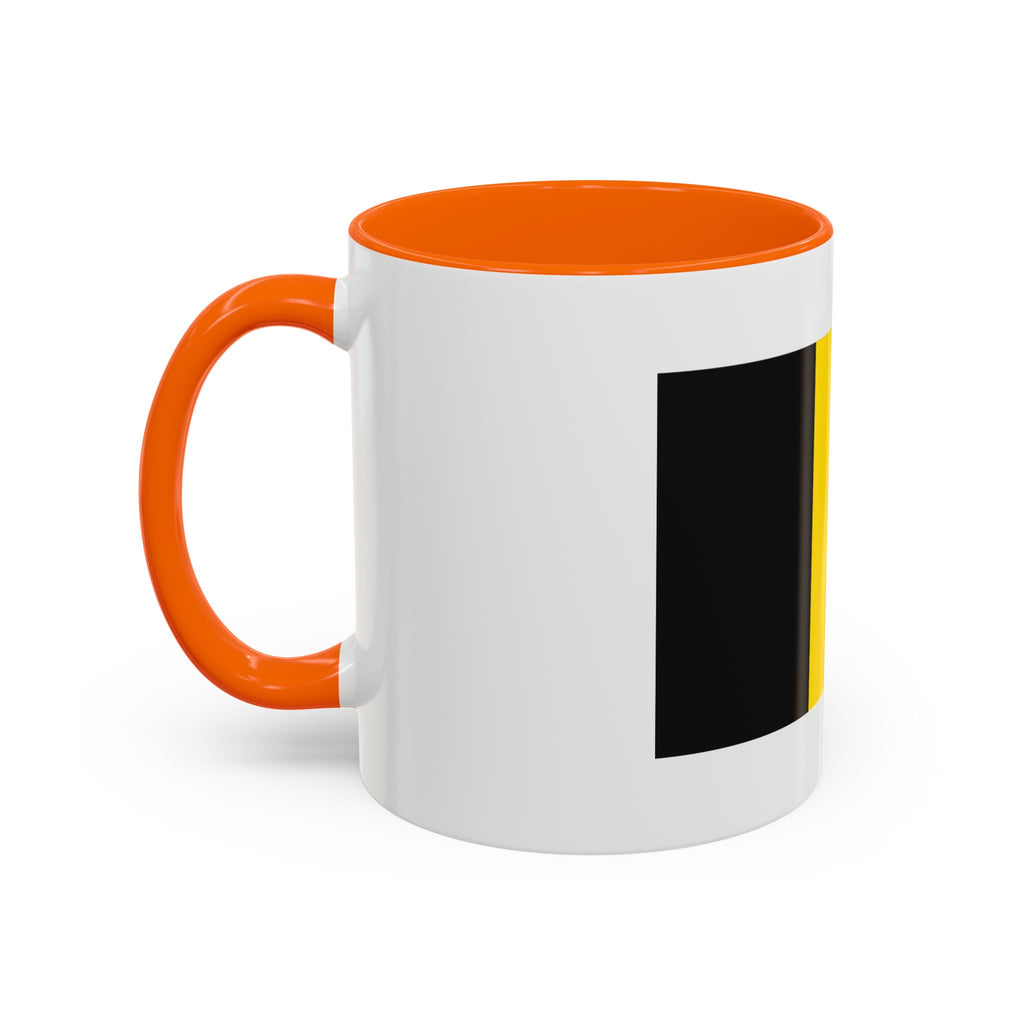 Belgium Flag Accent Coffee Mug — Belgian Pride 11/15oz