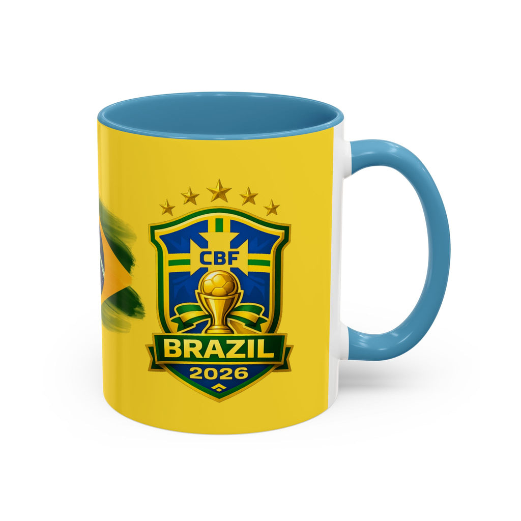 Brazil Soccer 2026 Accent Coffee Mug
