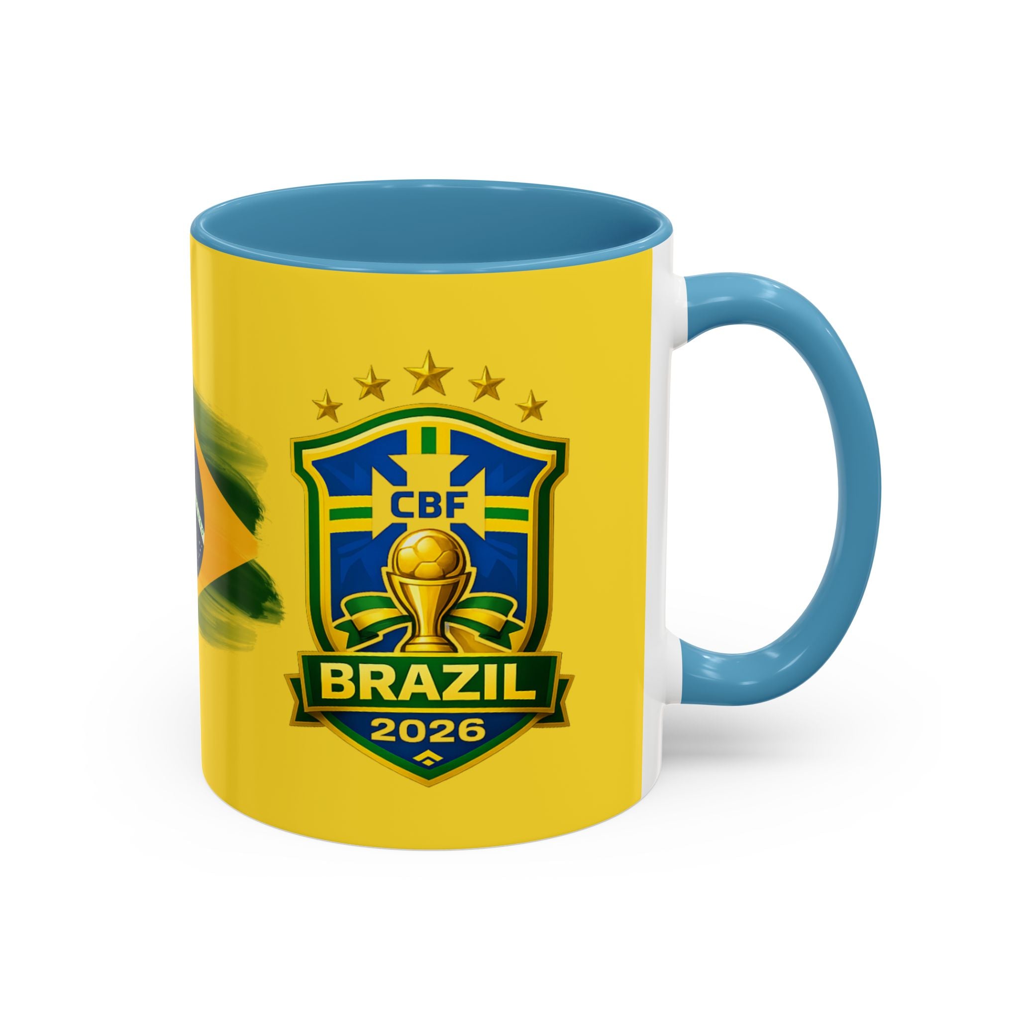 Brazil Soccer 2026 Accent Coffee Mug