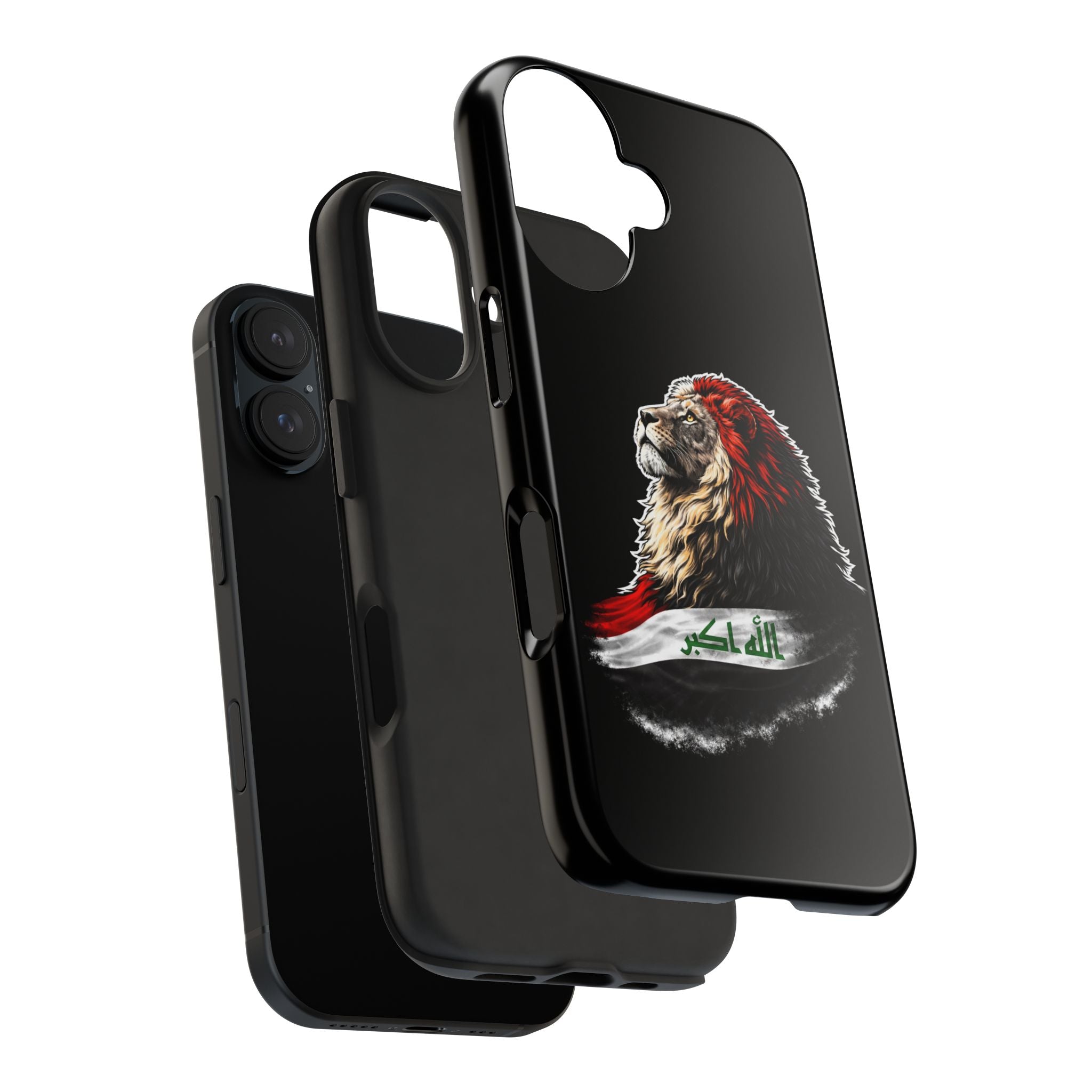 Iraq Lion Tough Phone Case — Protective iPhone Case with Iraqi Flag Design