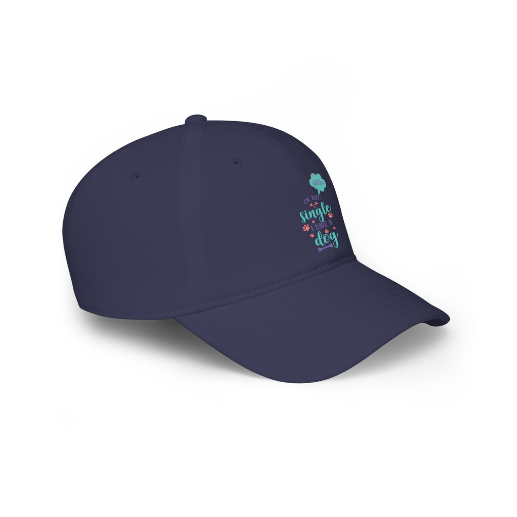 Funny "Single, Taken, I Have a Dog" Dog Lover Baseball Cap