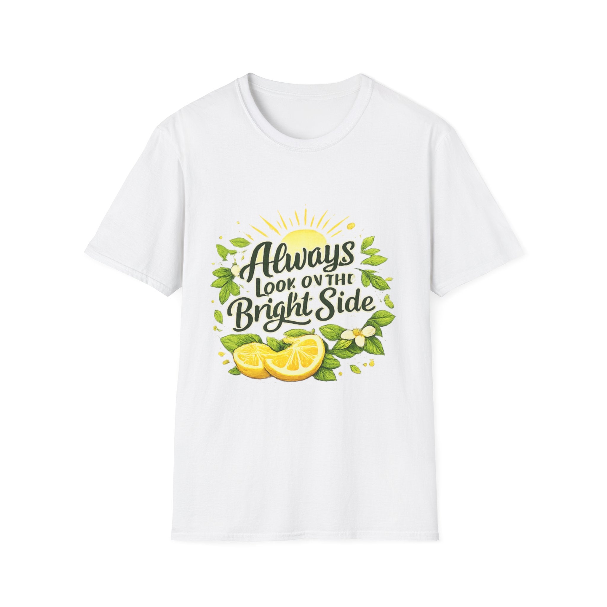 T-Shirt — "Always Look on the Bright Side" Lemon Sunshine Graphic