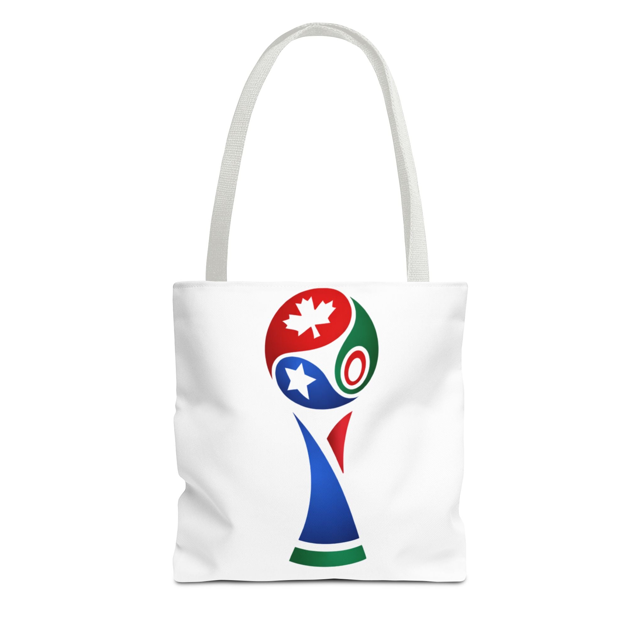 2026 USA Canada Mexico Soccer Trophy Tote Bag — World Cup Style Fan Tote