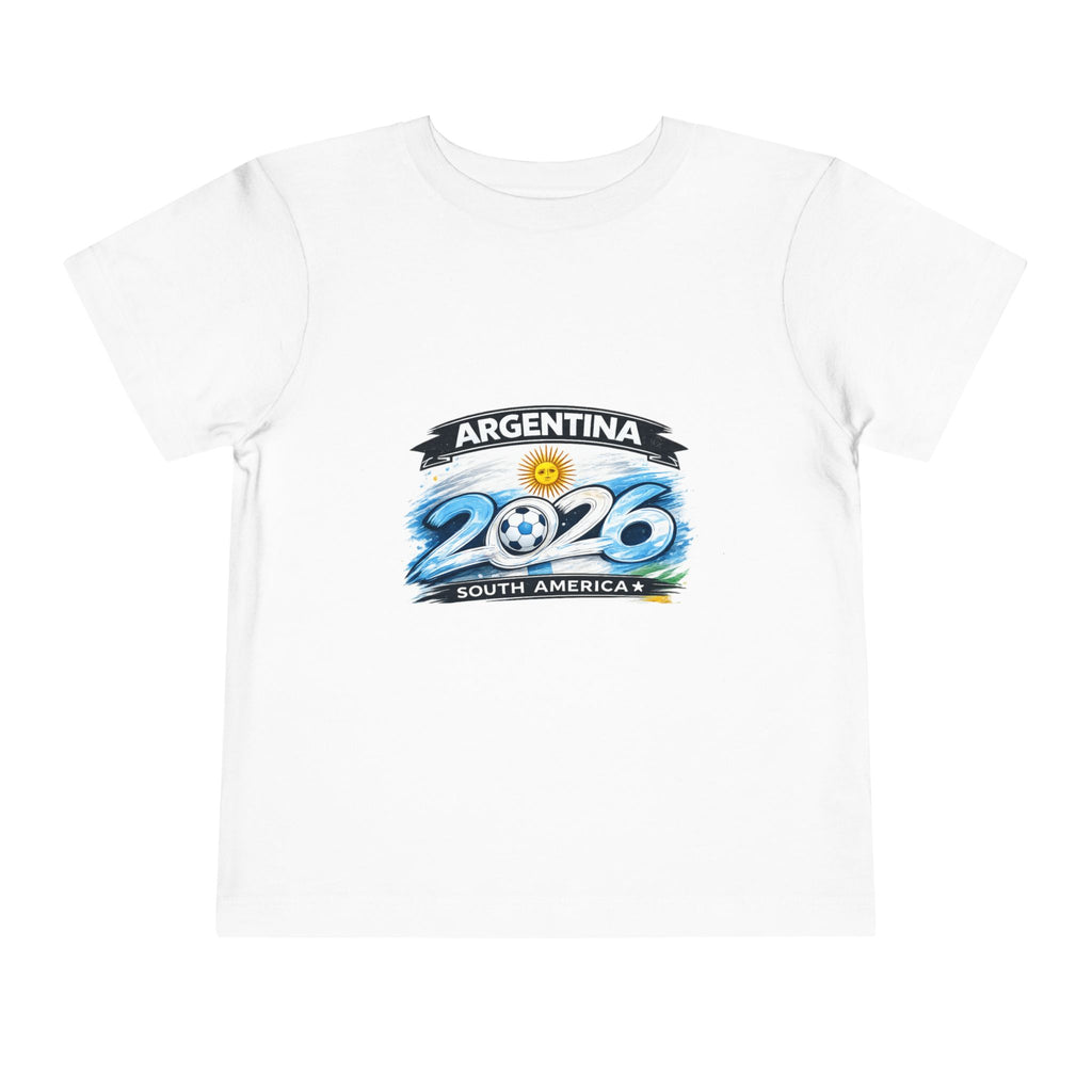 Argentina 2026 Toddler Tee – Messi Soccer Argentina Cup Kids Shirt