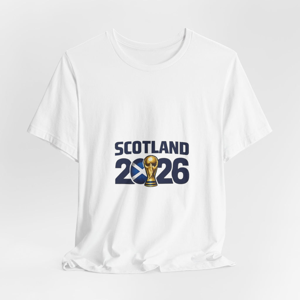 Scotland 2026 Cup T-Shirt — Scottish Flag Football Fan Tee