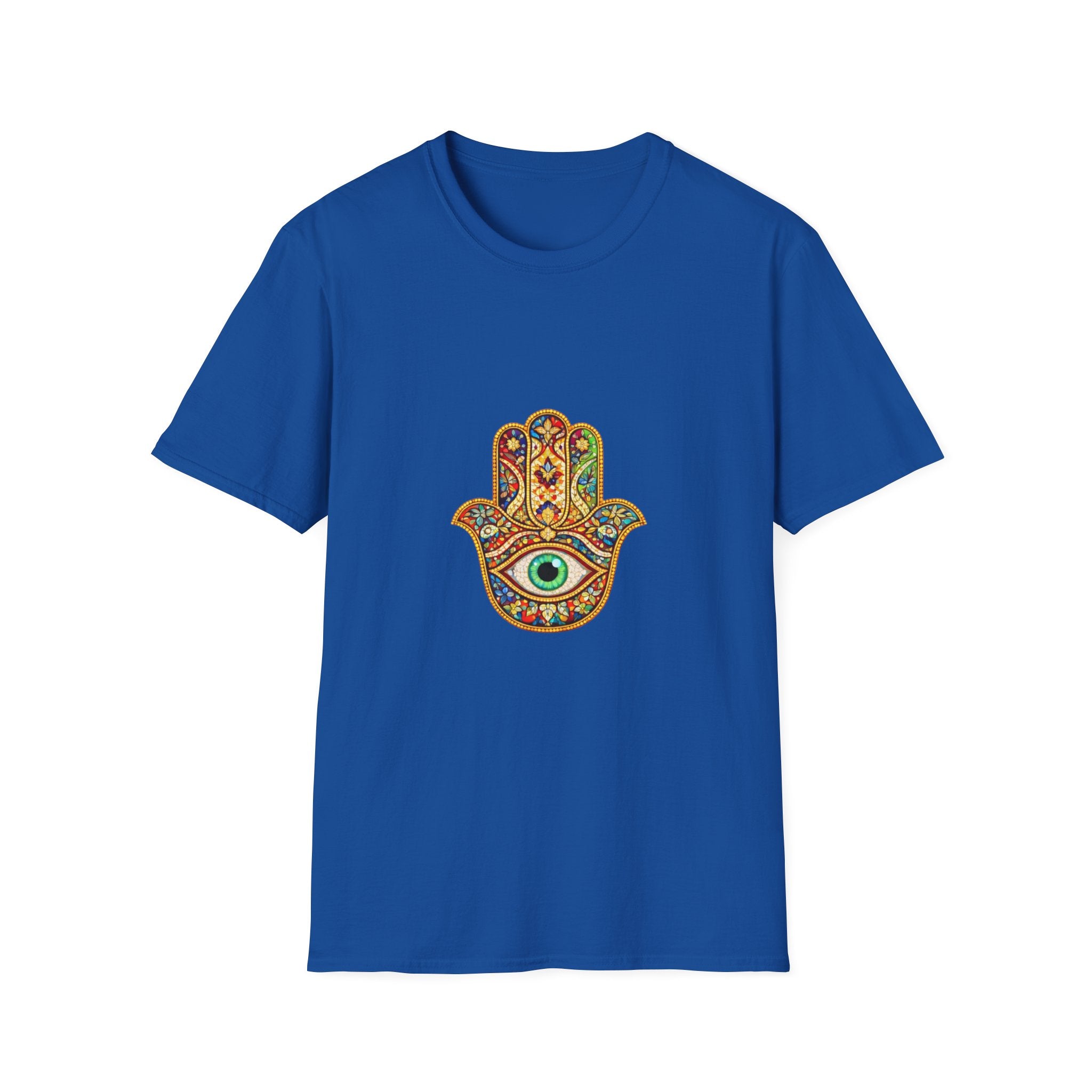 Hamsa Hand T-Shirt – Colorful Protective Eye Boho Tee
