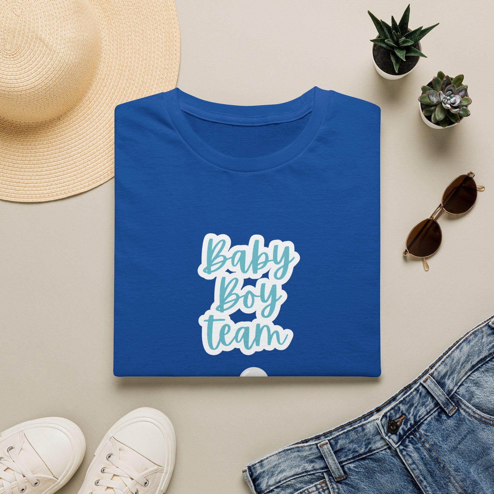 Baby Boy Team T-Shirt — Newborn Announcement / Baby Shower Gift