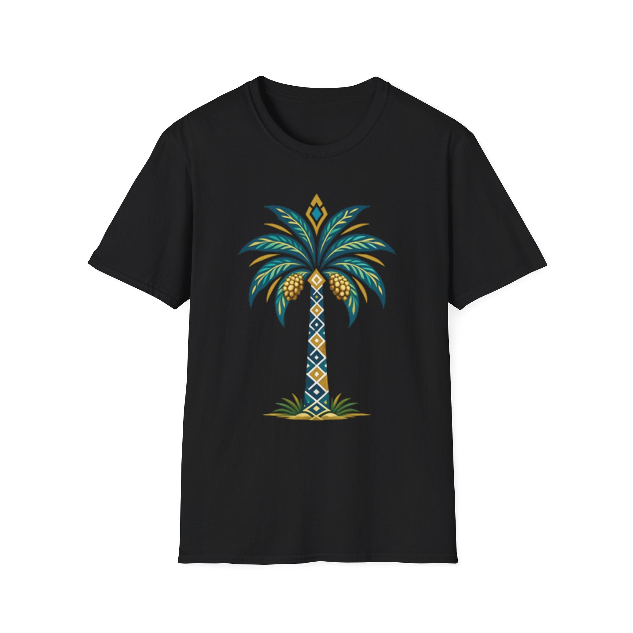 Tropical Patterned Palm Tree Tee