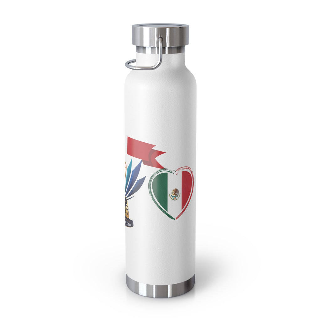 2026 Copa América Mexico Flag Insulated Bottle – 22oz Vacuum Thermos