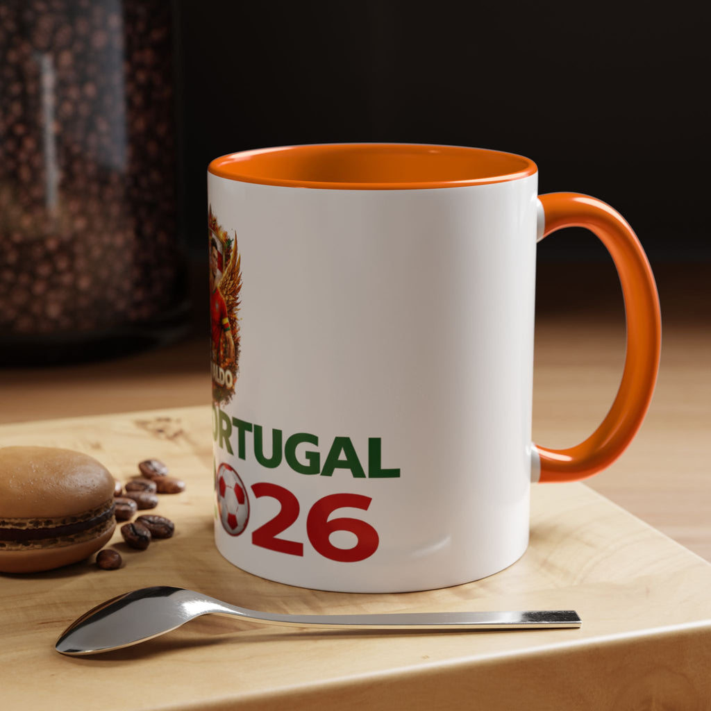 Portugal 2026 Coffee Mug — Soccer Fan Accent Mug (11/15oz)