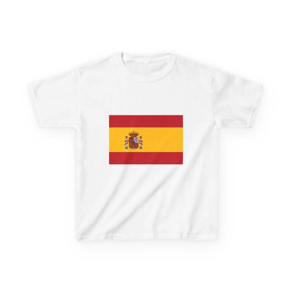 Kids Spain Flag T-Shirt — Spain 2026 Football Cup Youth Tee